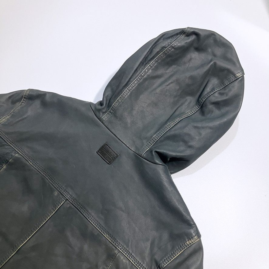 G-Star G-STAR RAW – Dryden Hooded Leather Jacket Size US M / EU 48-50 / 2 - 8 Thumbnail