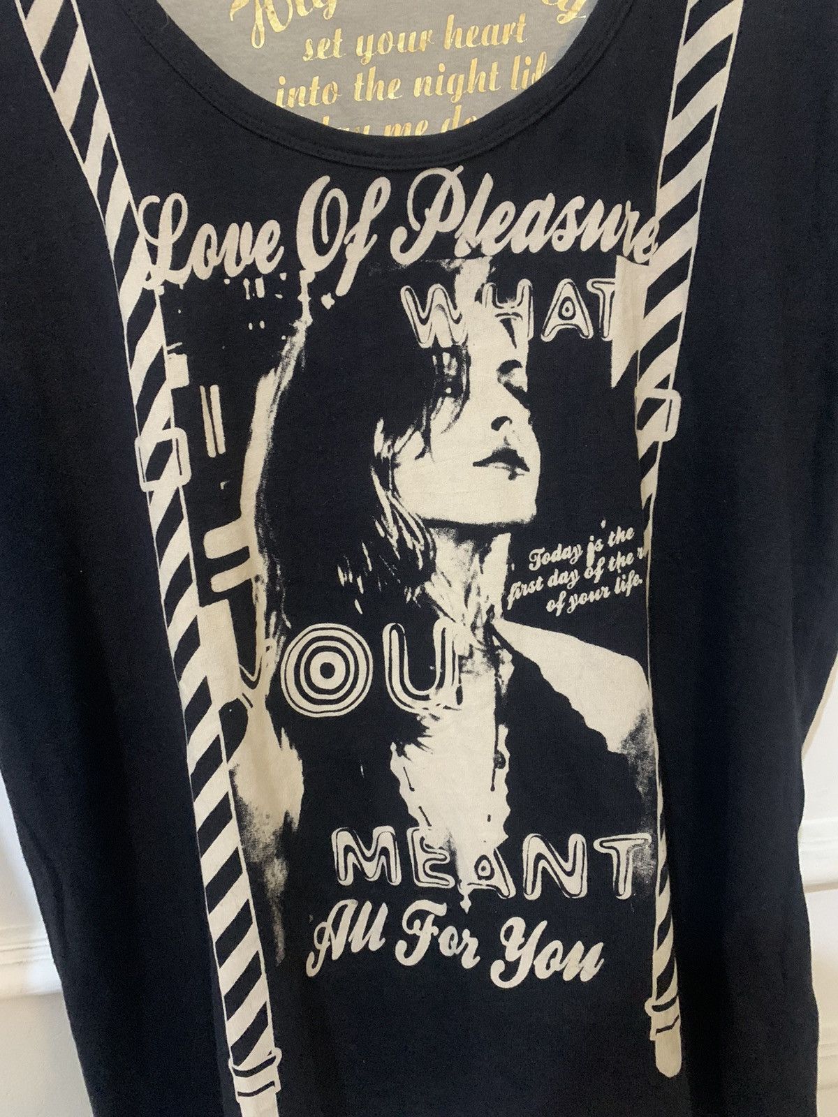 Hysteric Glamour × Le Grande Bleu (L.G.B.) × Yasuyuki Ishii Japanese brand poem DIG DEEP Gothic styel Size US XL / EU 56 / 4 - 3 Thumbnail