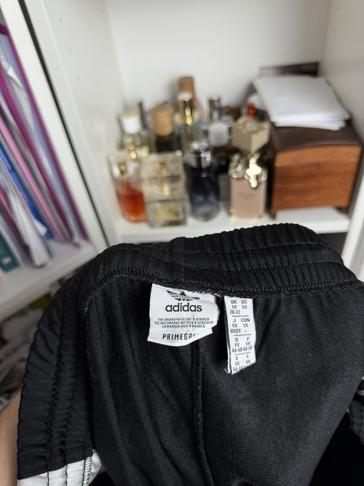 Adidas × Vintage Vintage y2k Adidas wide leg baggy sweatpants L blockcore 90s Size US 34 / EU 50 - 6 Thumbnail