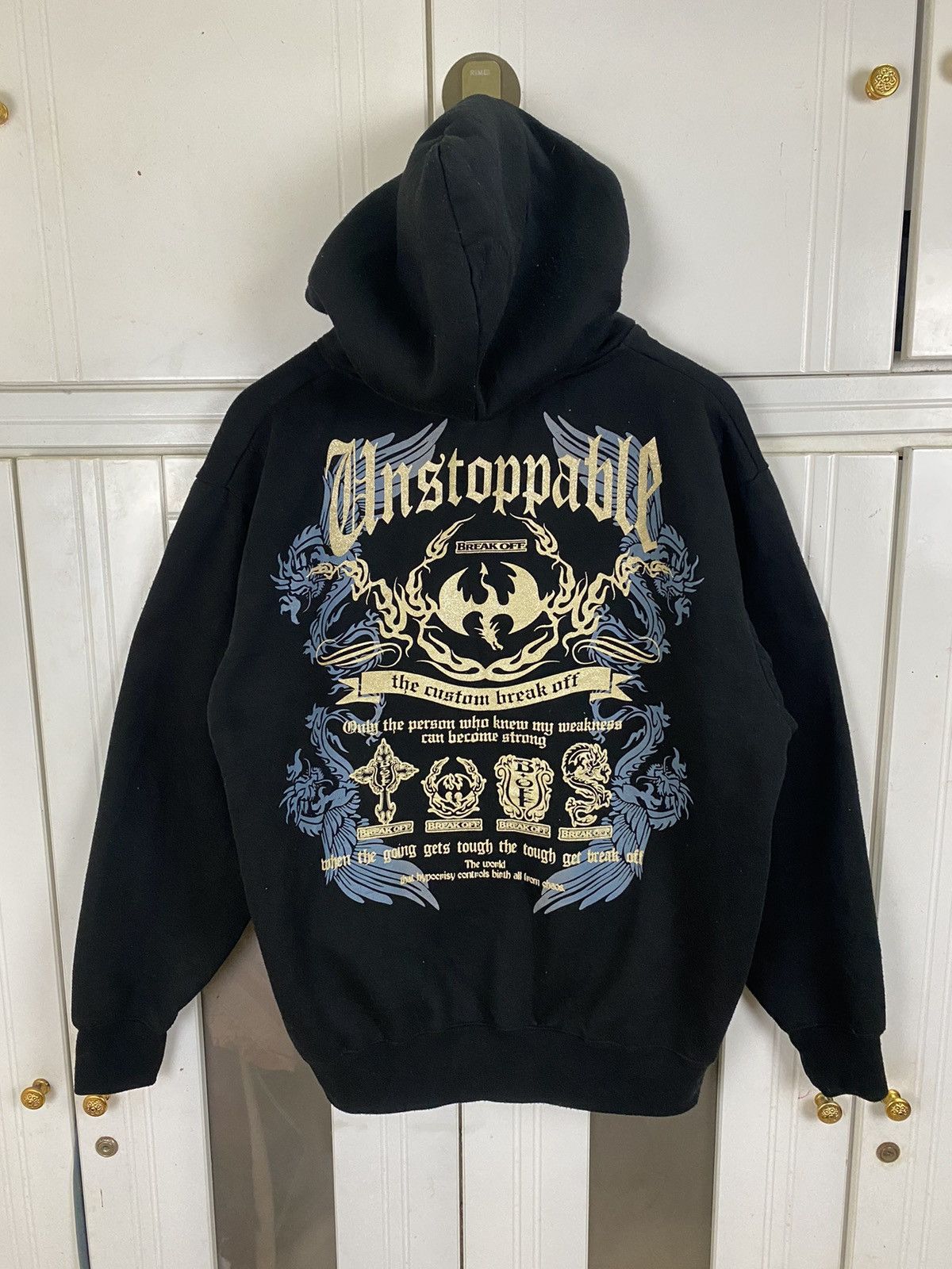 Vintage Streetwear Break Off Dragon Hoodies