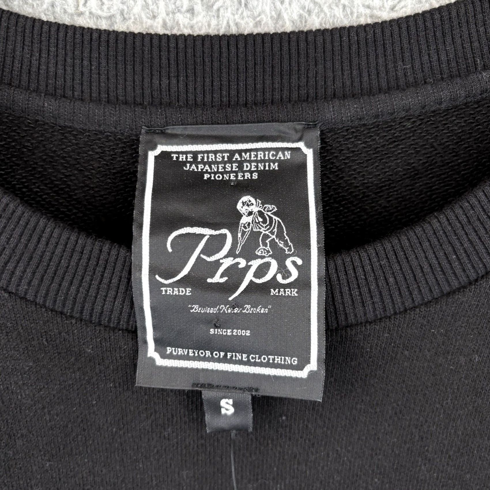 Prps PRPS Sweatshirt Mens Small Black Drawstring Waist Zip Pocket Street MSRP 198 Size US S / EU 44-46 / 1 - 2 Thumbnail