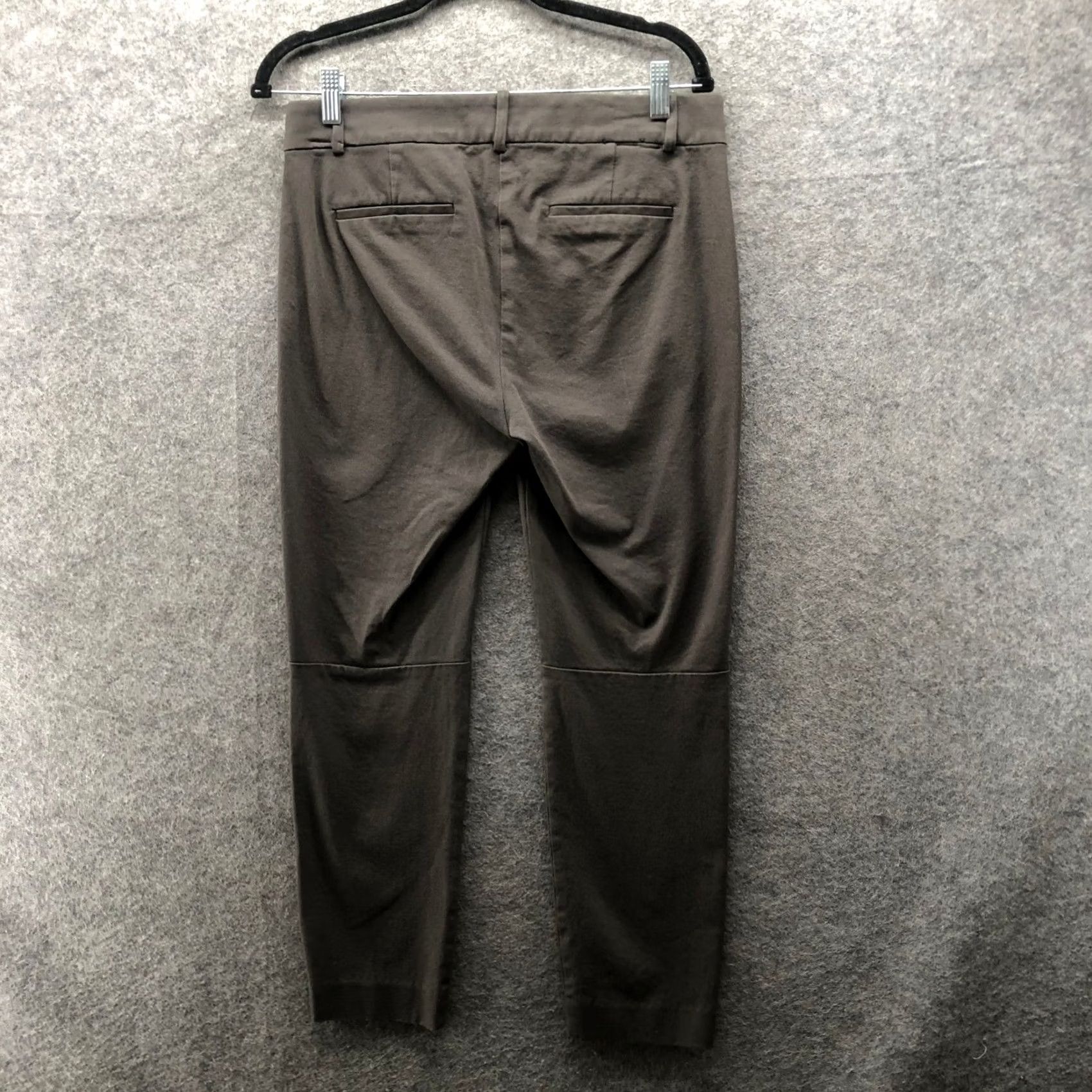 J.Crew J.CREW Winnie Pant Womens 8 Brown Skinny Rise Mid Stretch Cotton Blend Twill Side Zip Pockets Slim Leg Dress Pants - Vintage: No Size 30" / US 8 / IT 44 - 2 Thumbnail
