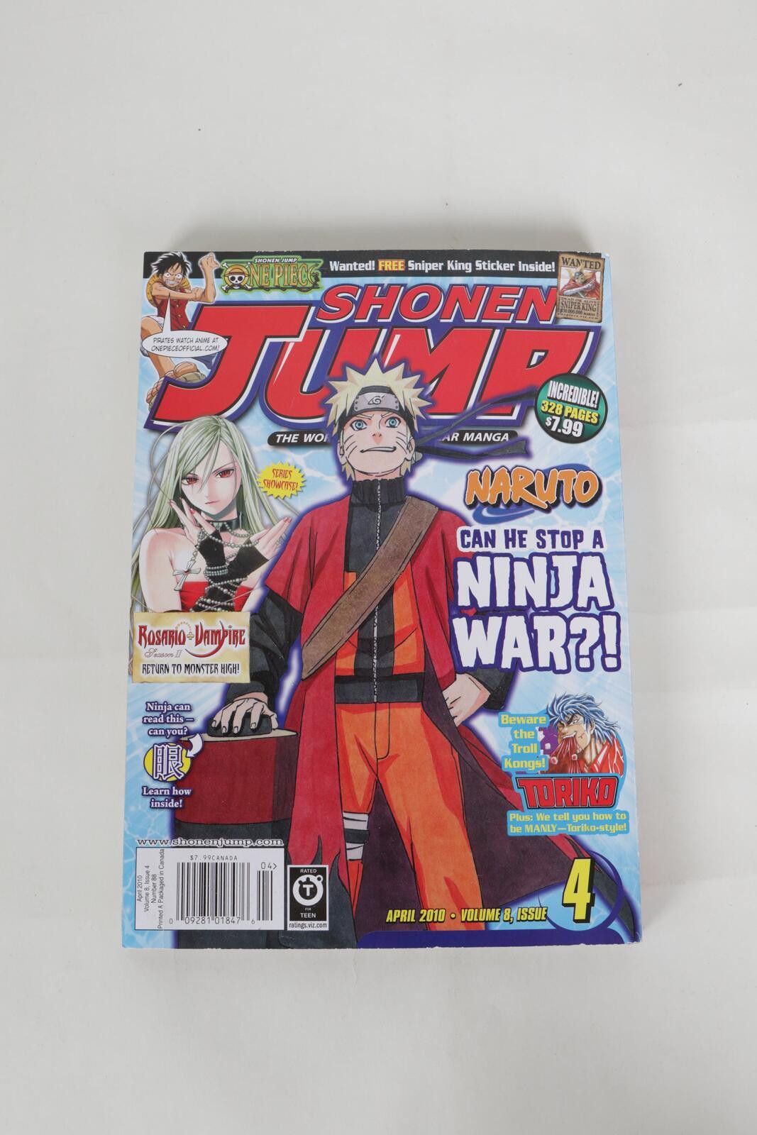 Other 2010's Shonen Jump April Volume 8 Issue 4 Manga Size ONE SIZE - 1 Thumbnail