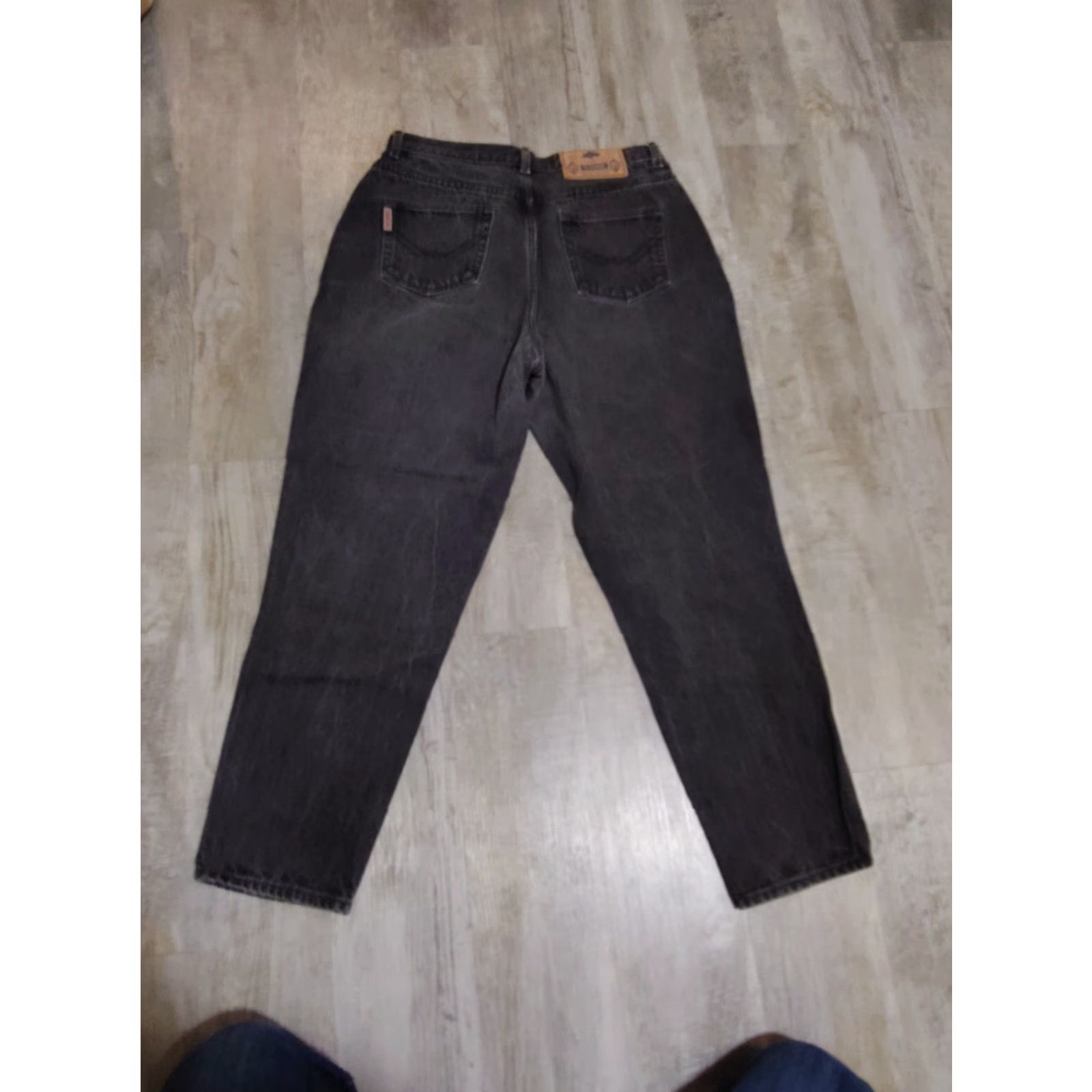 Vintage Vtg Gitano 90’s Mom Jeans Black 16 Regular Tapered High Waisted Relaxed Fit Denim Jeans Size 38" / US 16 / IT 52 - 2 Thumbnail