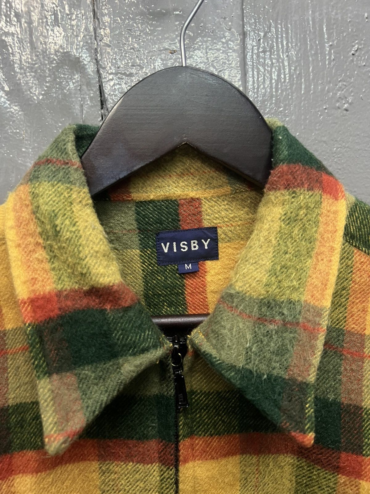 Vintage Visby Wool Tartan Zipper Jacket Size US M / EU 48-50 / 2 - 6 Thumbnail