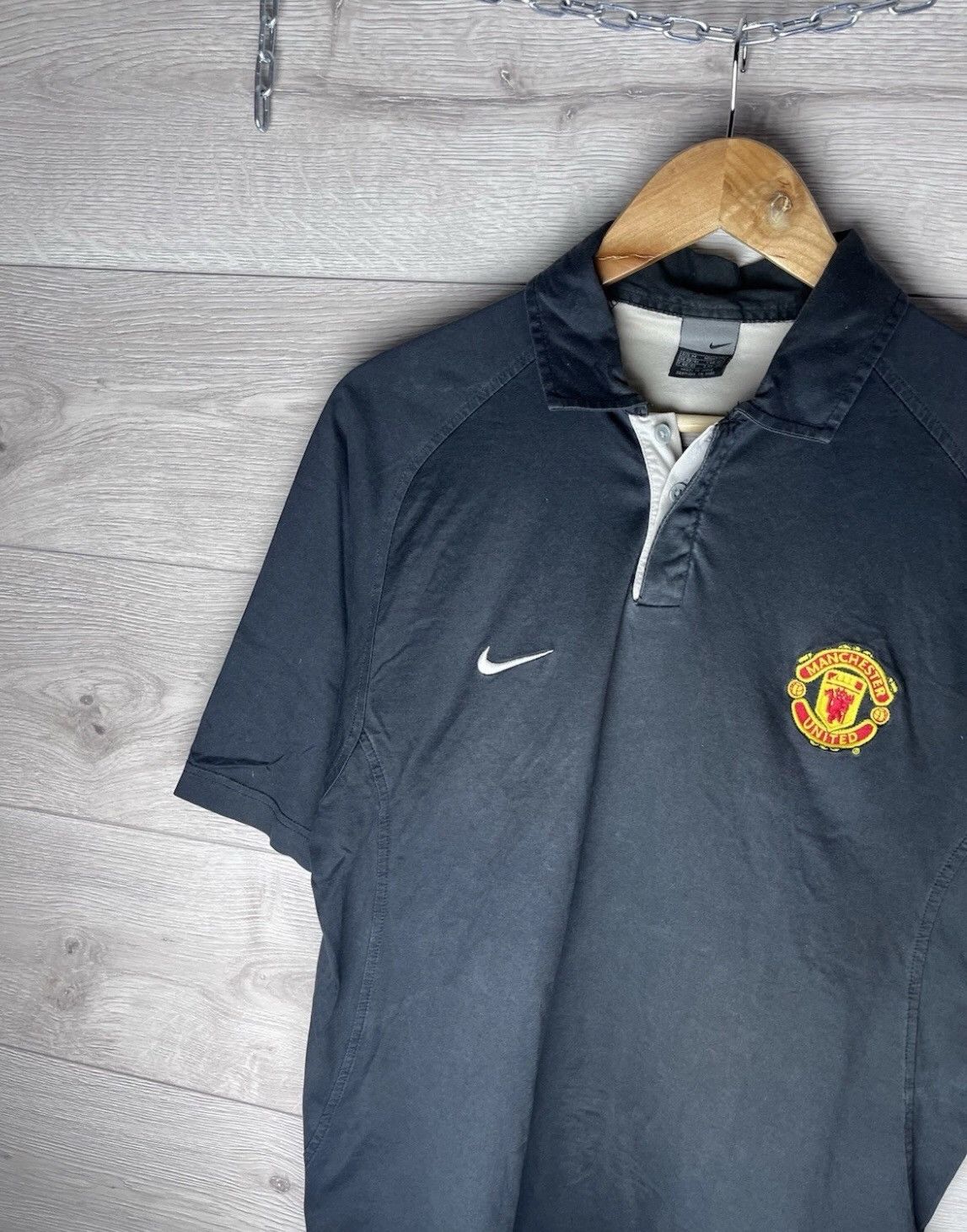 Vintage Vintage soccer jersey Polo nike FC Manchester United size M Size US M / EU 48-50 / 2 - 3 Thumbnail
