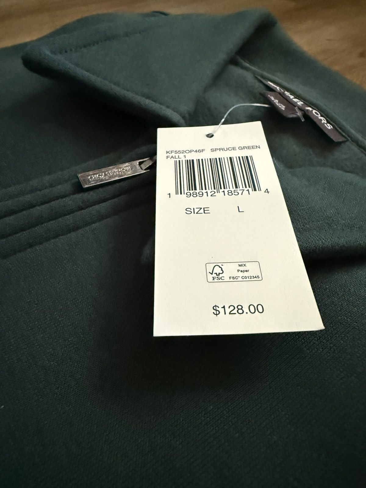 Michael Kors Michael Khors 3/4 Zip Jacket Size US L / EU 52-54 / 3 - 4 Thumbnail