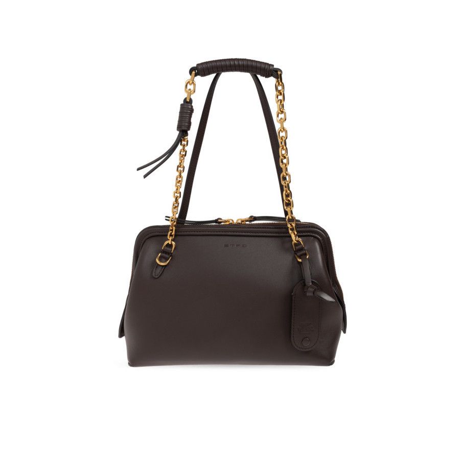 Etro ETRO Brown Leather Shoulder Bag New And Authentic Size ONE SIZE - 1 Thumbnail