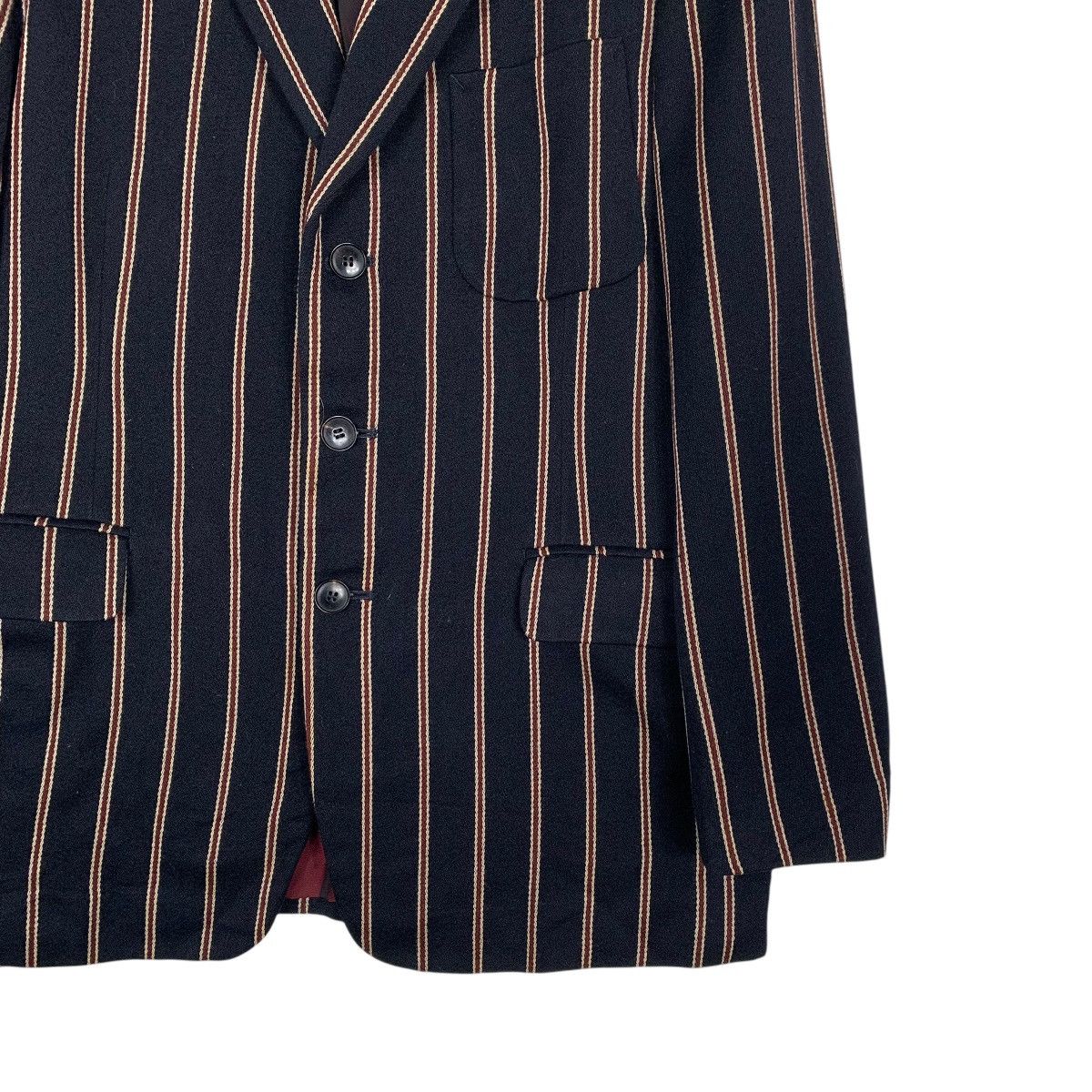 Japanese Brand Rupert By Atsuki Onishi Stripe Casual Jacket Size US M / EU 48-50 / 2 - 4 Thumbnail