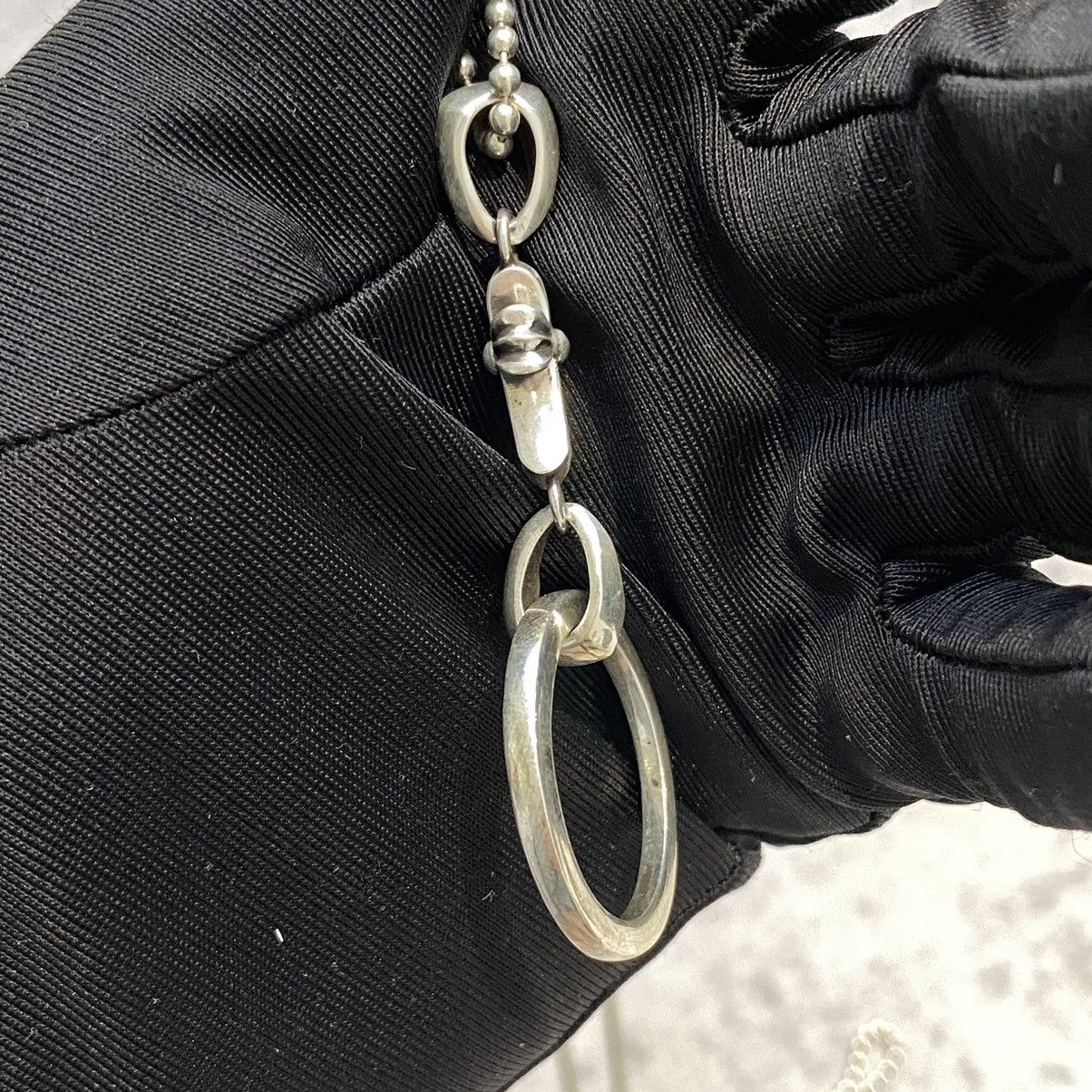 Chrome Hearts CHROME HEARTS Ball Chain Necklace Silver Cross Size ONE SIZE - 7 Thumbnail