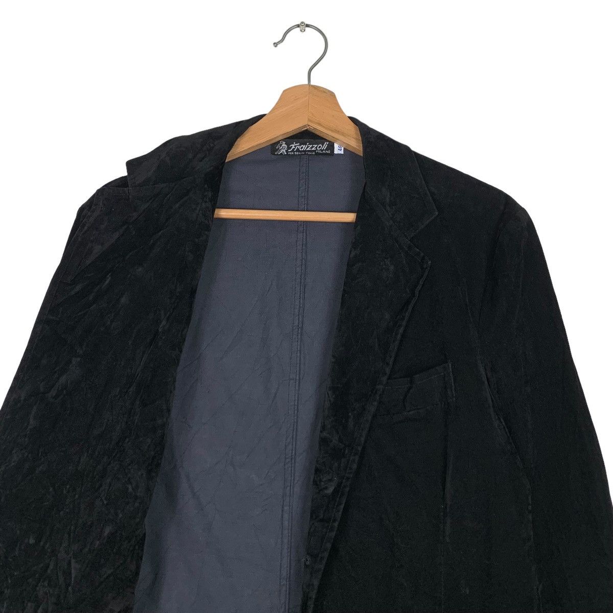 Japanese Brand FRAIZZOLI Milano Velvet Blazer Suit Jacket #0870-C39 Size US M / EU 48-50 / 2 - 10 Thumbnail