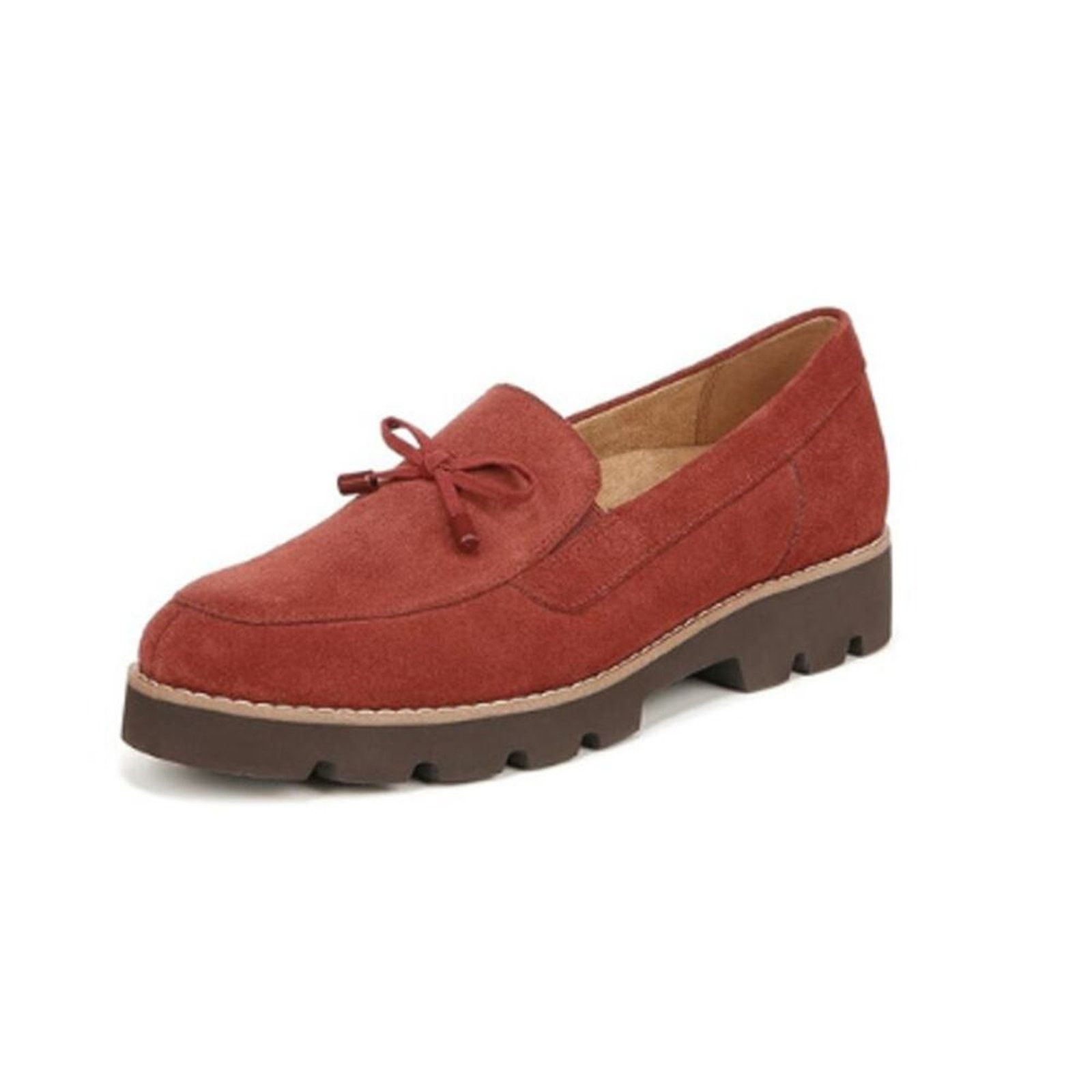 Vionic Vionic Women's Finley Wide Suede Bow Loafers Size 8W Size US 8 / IT 38 - 1 Thumbnail