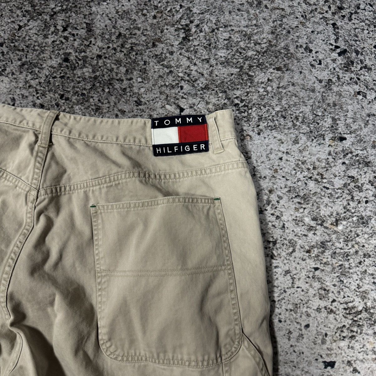Vintage Vintage Tommy Hilfiger Tan Khaki Carpenter Pants ERD Grunge Size US 40 / EU 56 - 13 Thumbnail