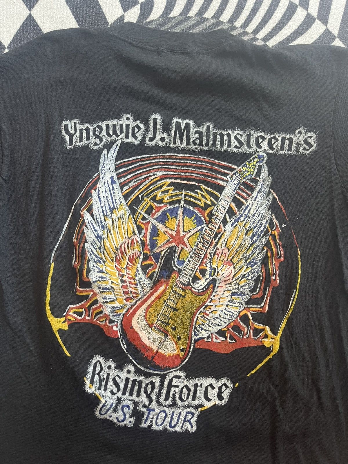 Band Tees Vintage Yngwie J. Malmsteen’s Rising Force on Tour 80’s-90’s Size US M / EU 48-50 / 2 - 9 Thumbnail