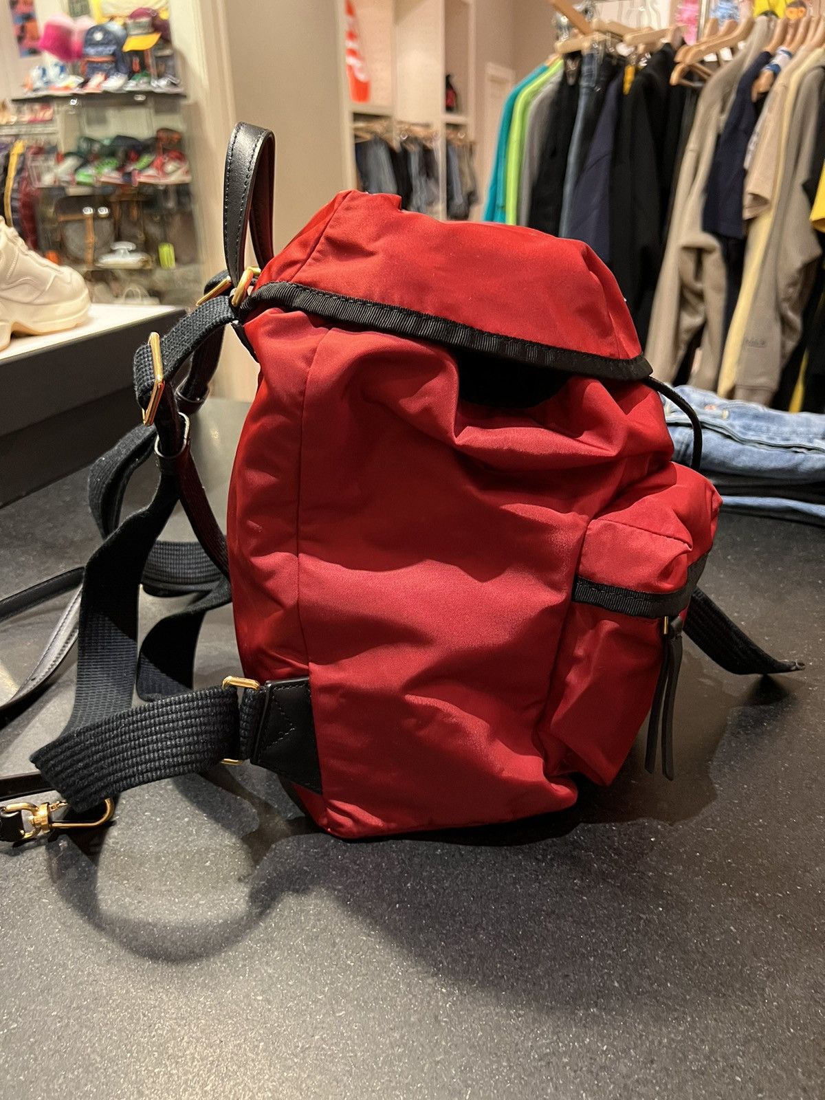 Moncler Moncler Dauphine Large Backpack red brand new Size ONE SIZE - 8 Thumbnail