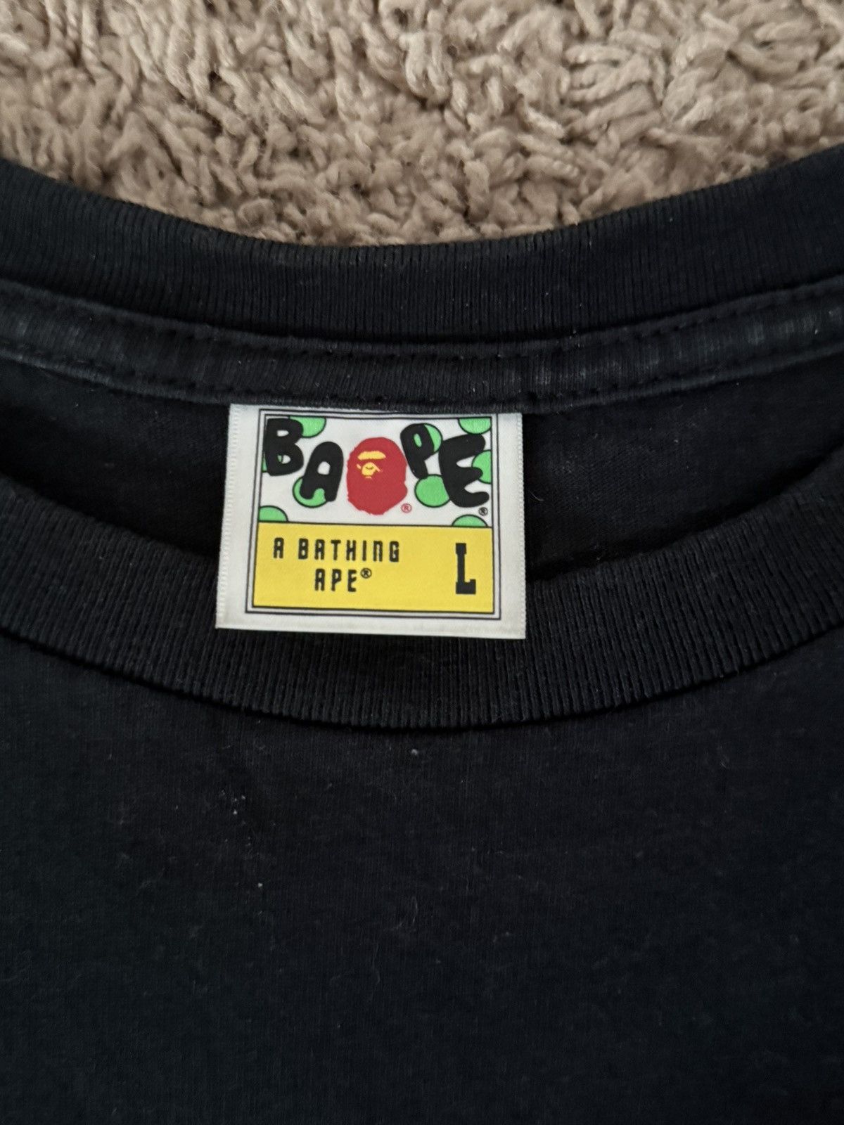 Bape Black Bape shirt Size US L / EU 52-54 / 3 - 3 Thumbnail