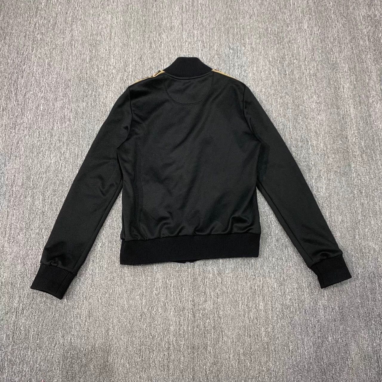 Fendi Fendi Black Jacket with Side Logo Tape Size S / US 4 / IT 40 - 2 Thumbnail
