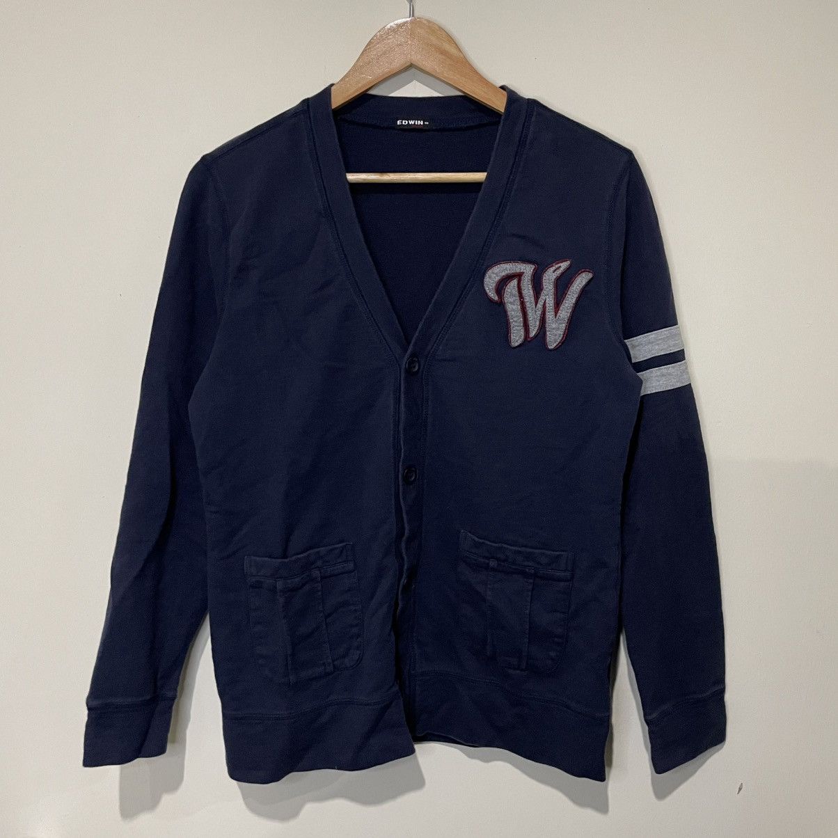 Edwin Edwin Undefeated Script Cardigan navy blue Size US S / EU 44-46 / 1 - 1 Thumbnail