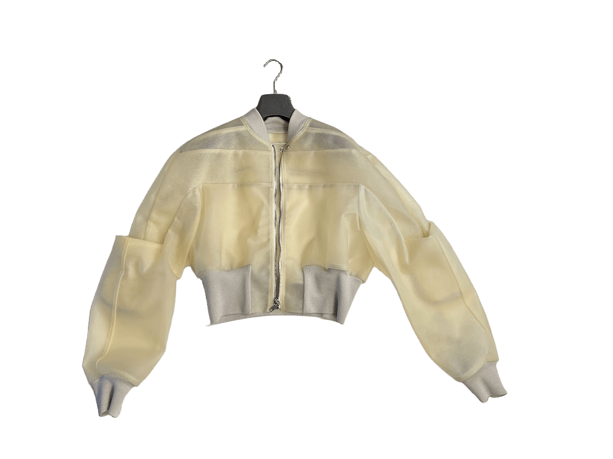 Rick Owens Rick Owens Girdered Cropped Leather Bomber Size US M / EU 48-50 / 2 - 4 Thumbnail