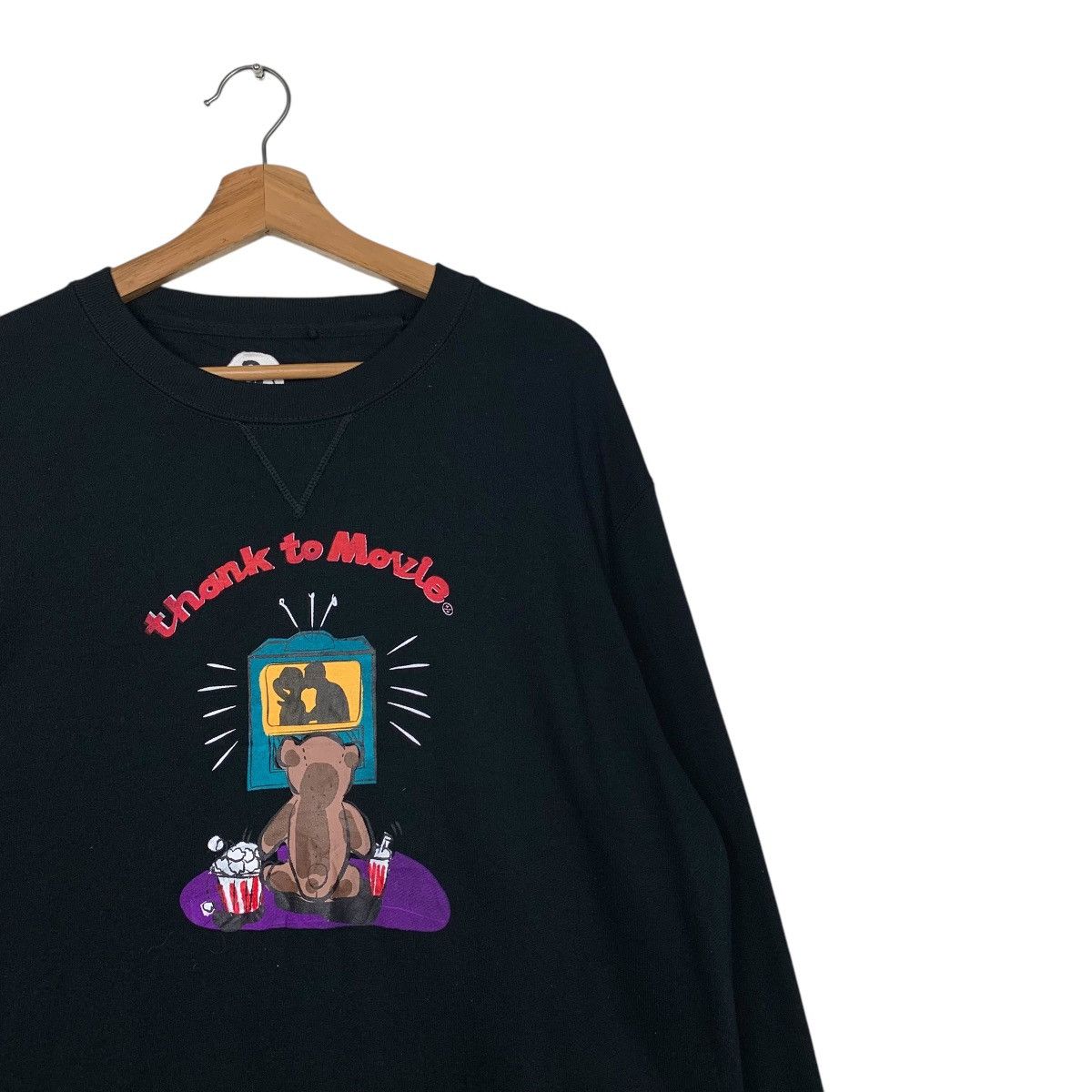 Japanese Brand THANK TO MOVIE Graphics Crewneck Sweatshirts #1752-C78 Size US M / EU 48-50 / 2 - 5 Thumbnail