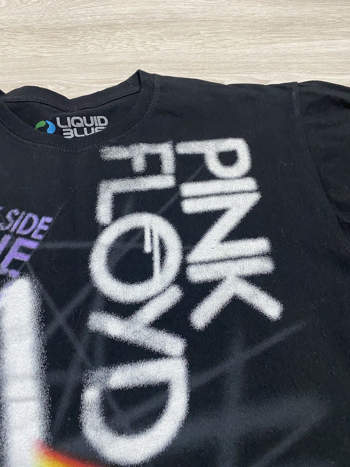 Band Tees Liquid Blue Pink Floyd overprint 2011 Size M-L Size US M / EU 48-50 / 2 - 3 Thumbnail