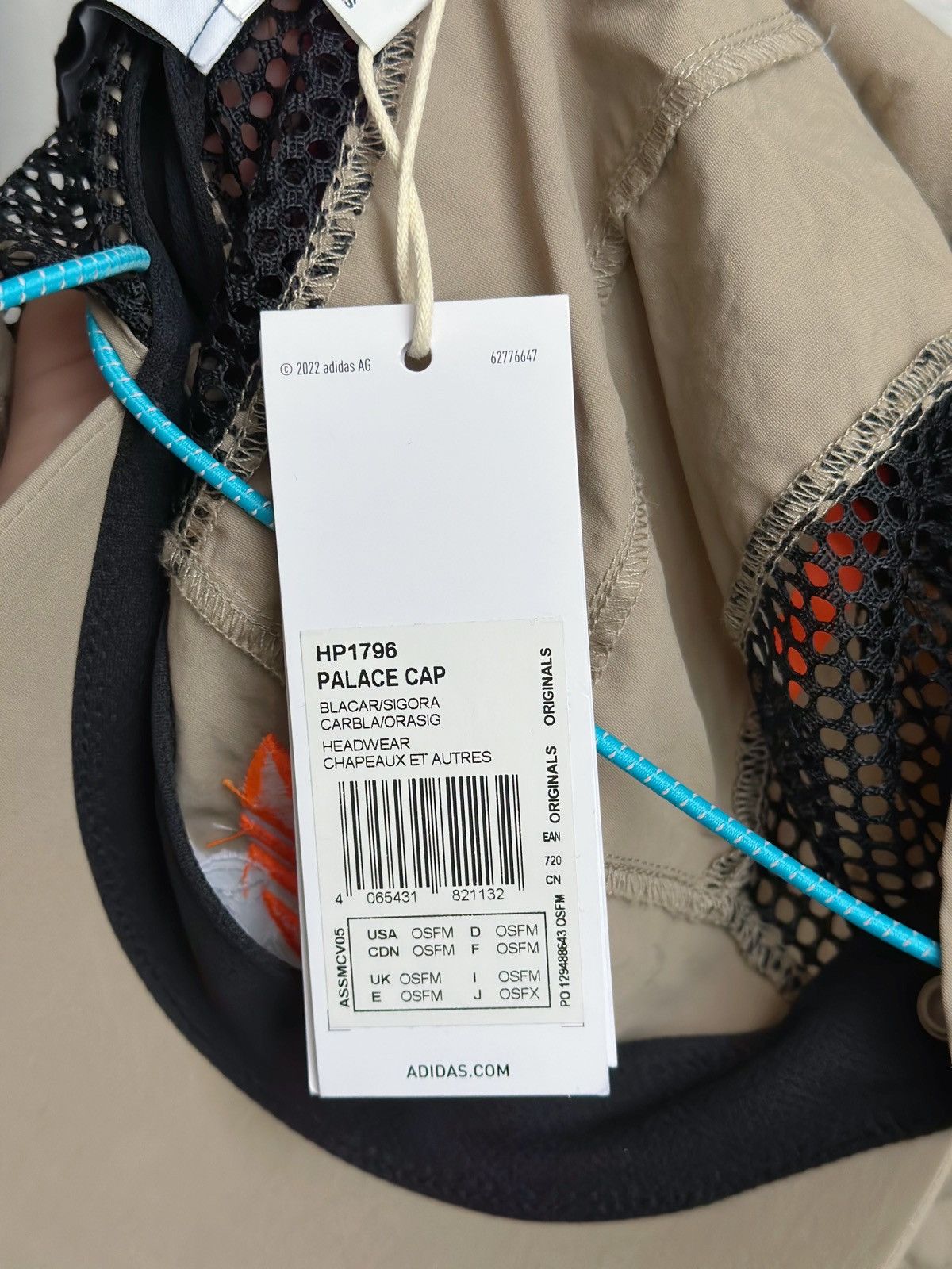 Adidas × Palace Adidas x Palace nature cap blanch cargo Size ONE SIZE - 8 Thumbnail