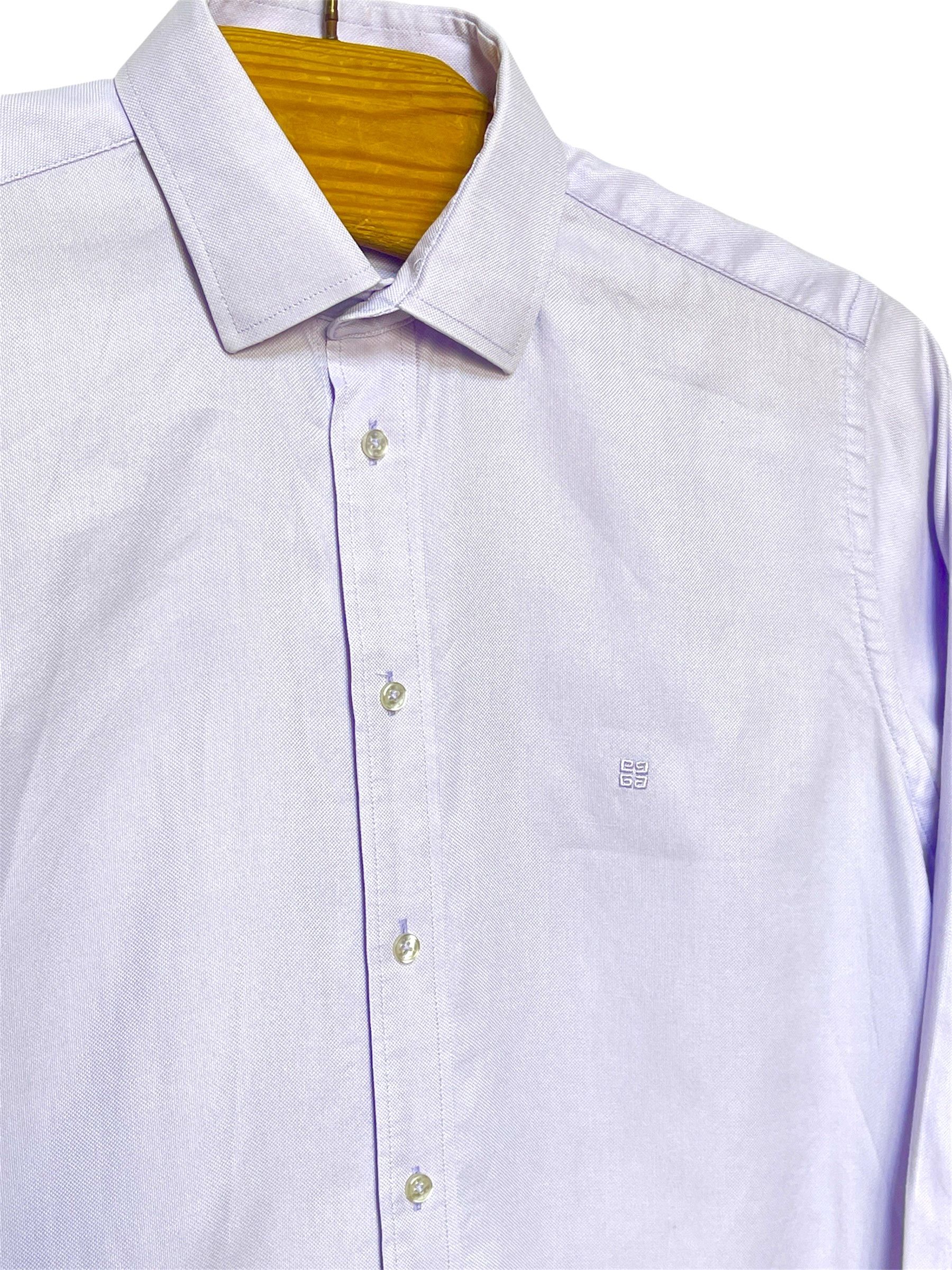 Givenchy 🔥 Givenchy 4G shirt long sleeve cotton light purple Size US M / EU 48-50 / 2 - 4 Thumbnail