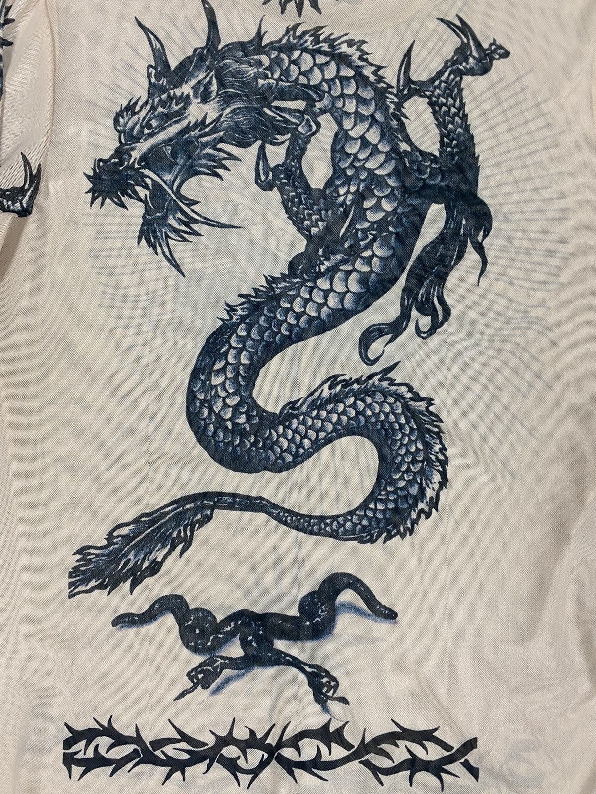 Jean Paul Gaultier Jean paul gaultier SS96 safe sex forever tattoo mesh top Size US S / EU 44-46 / 1 - 7 Thumbnail
