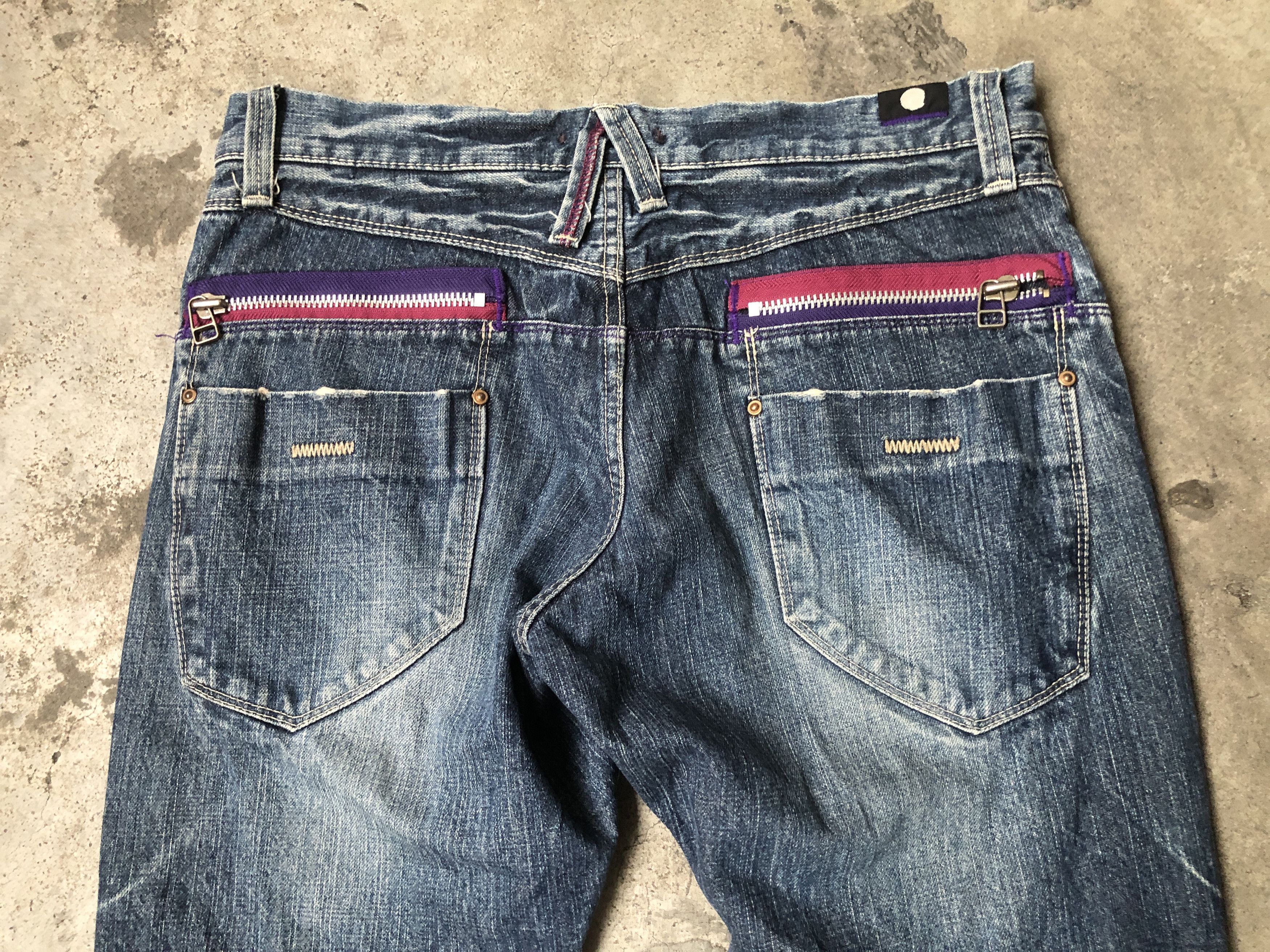 Japanese Brand Blue Way Japan Bootcut Flare Denim Jeans Size US 34 / EU 50 - 8 Thumbnail