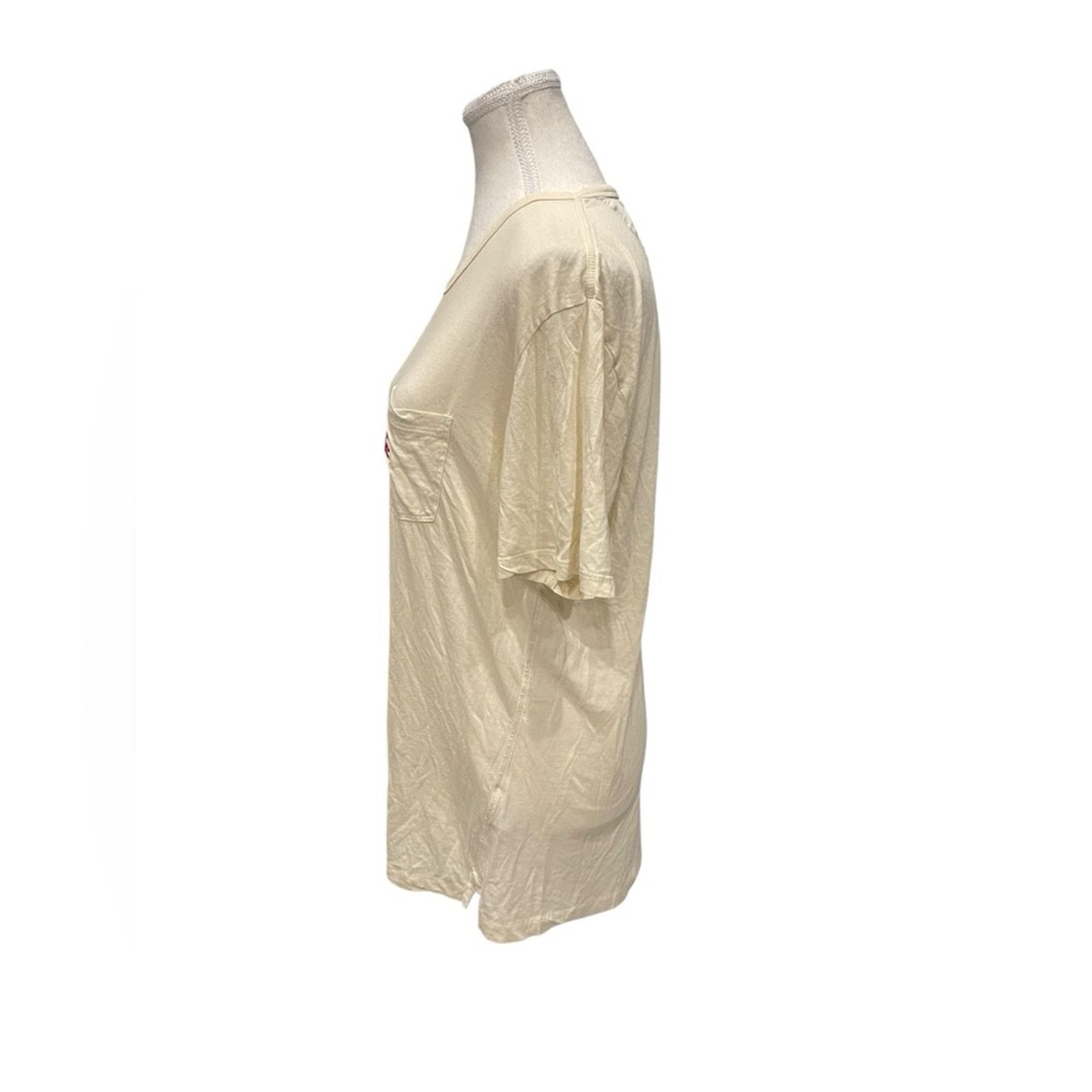 Burberry Burberry Cream Cotton Shirt Size:XL Size XL / US 12-14 / IT 48-50 - 4 Thumbnail