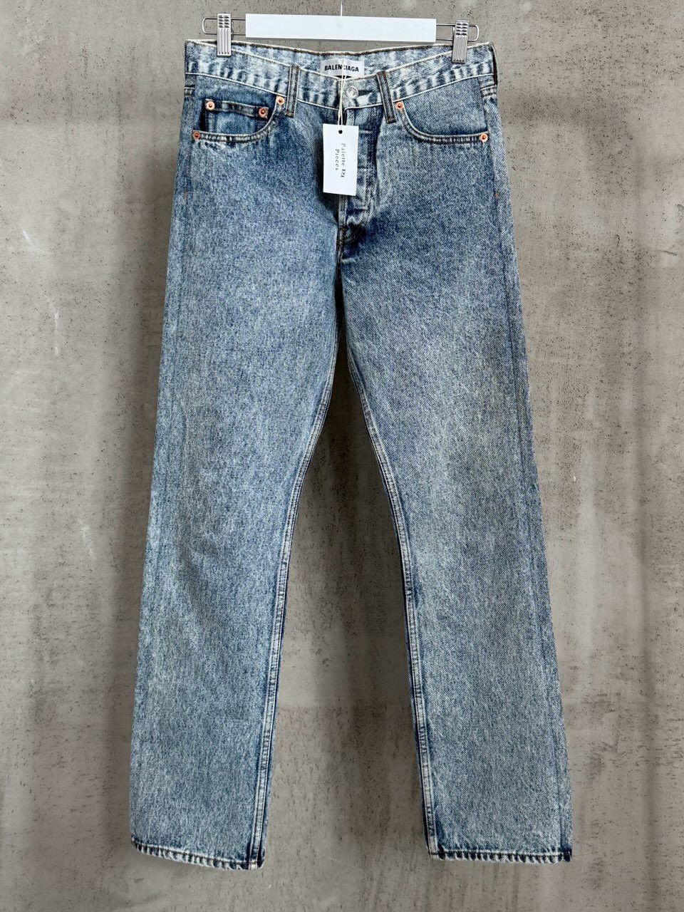 Balenciaga Balenciaga "Archetype" Light Blue Jeans FW17 Size 27" / US 4 / IT 40 - 1 Thumbnail