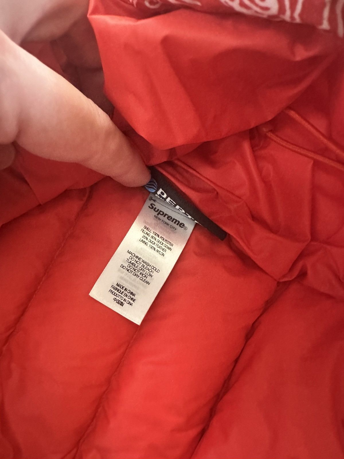 Supreme VERY RARE Supreme Micro Down Half Zip Hooded Pullover (FW22) Size US M / EU 48-50 / 2 - 6 Thumbnail