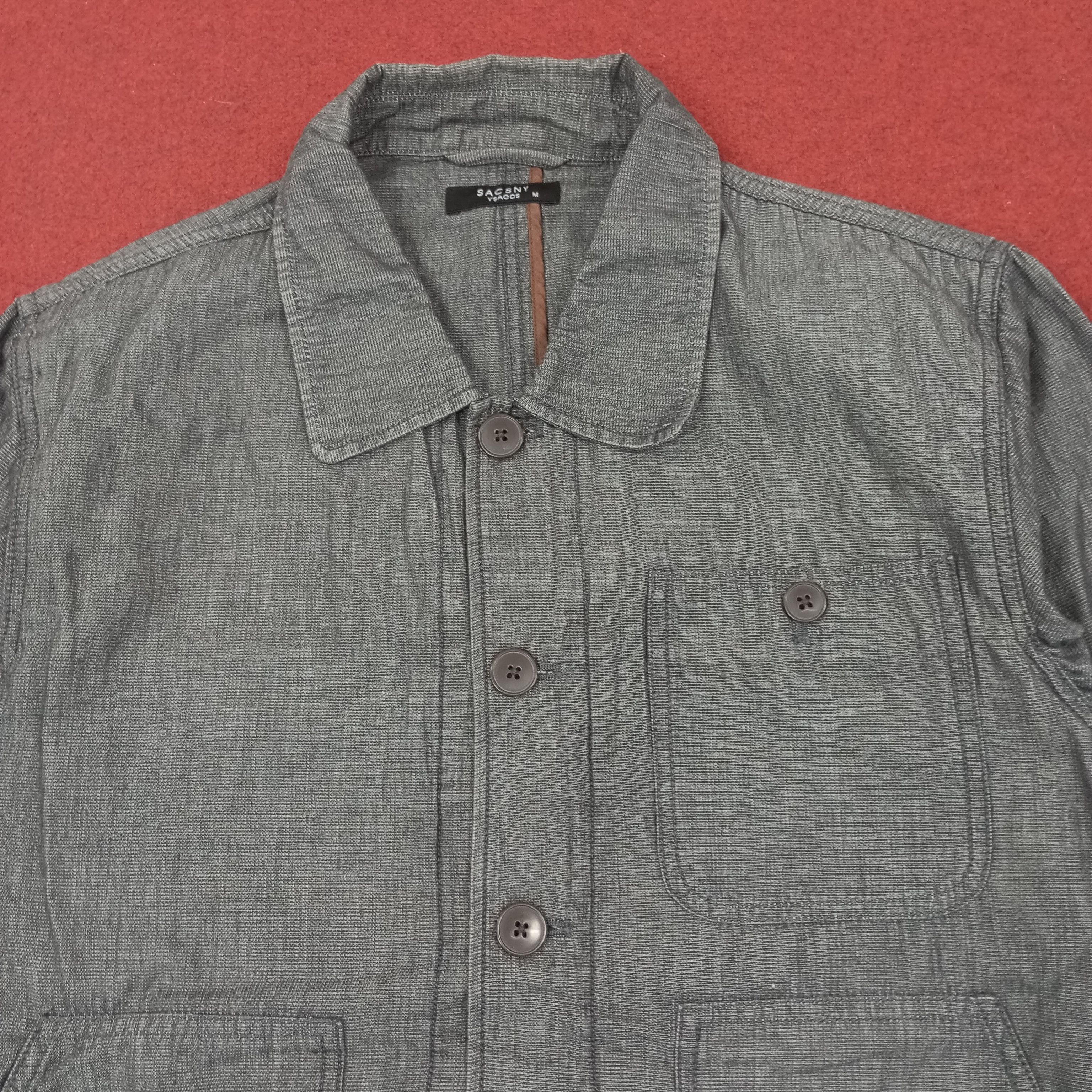 Yohji Yamamoto Vintage Sacsny Ysaccs by Yohji Yamamoto Custom Jacket c233n3 Size US M / EU 48-50 / 2 - 4 Thumbnail
