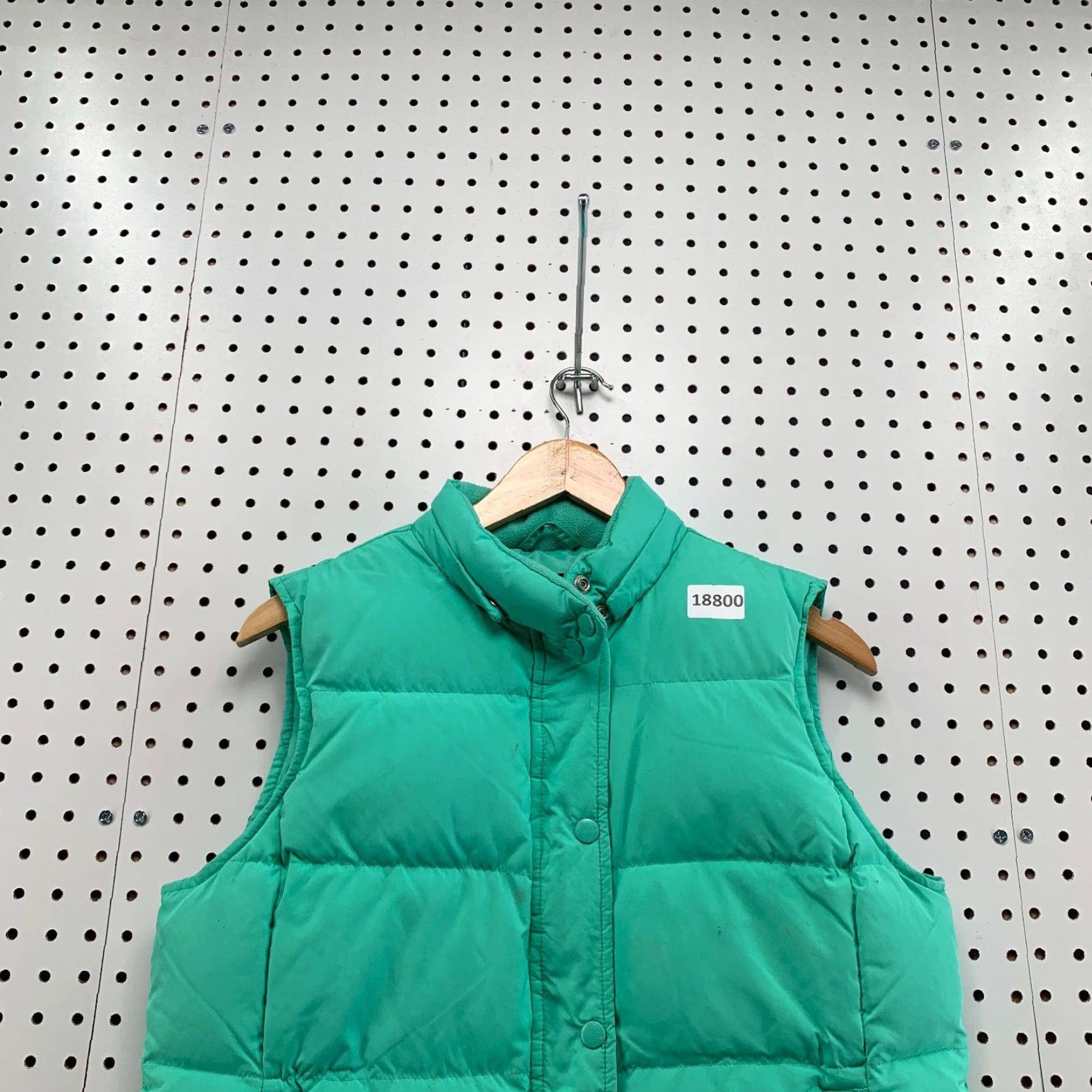 Gap VINTAGE Gap Puffer DOWN Vest Sleeveless Teal Green Womens Medium Full Zip 20X24 Size M / US 6-8 / IT 42-44 - 5 Thumbnail