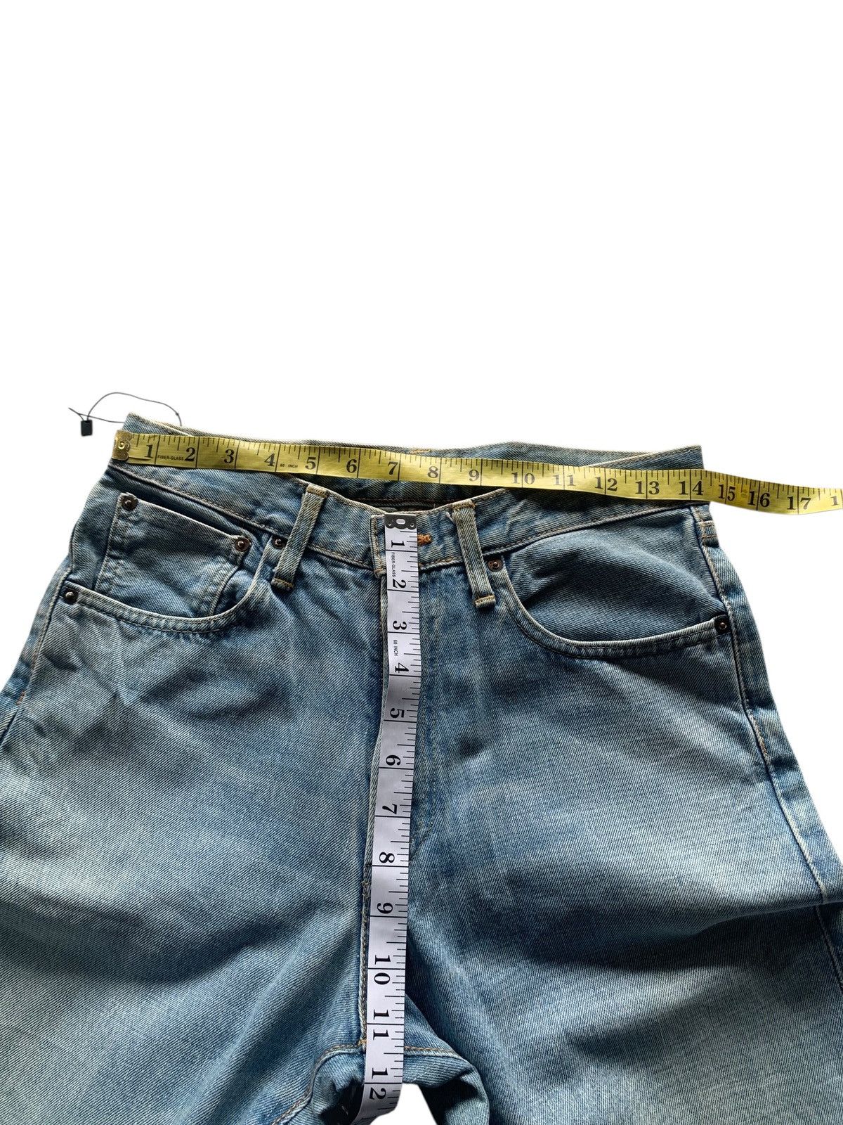 Kapital VINTAGE EDWIN 505X SELVEDGE BAGGY JAPANESE DISTRESSED DENIM Size US 29 - 14 Thumbnail