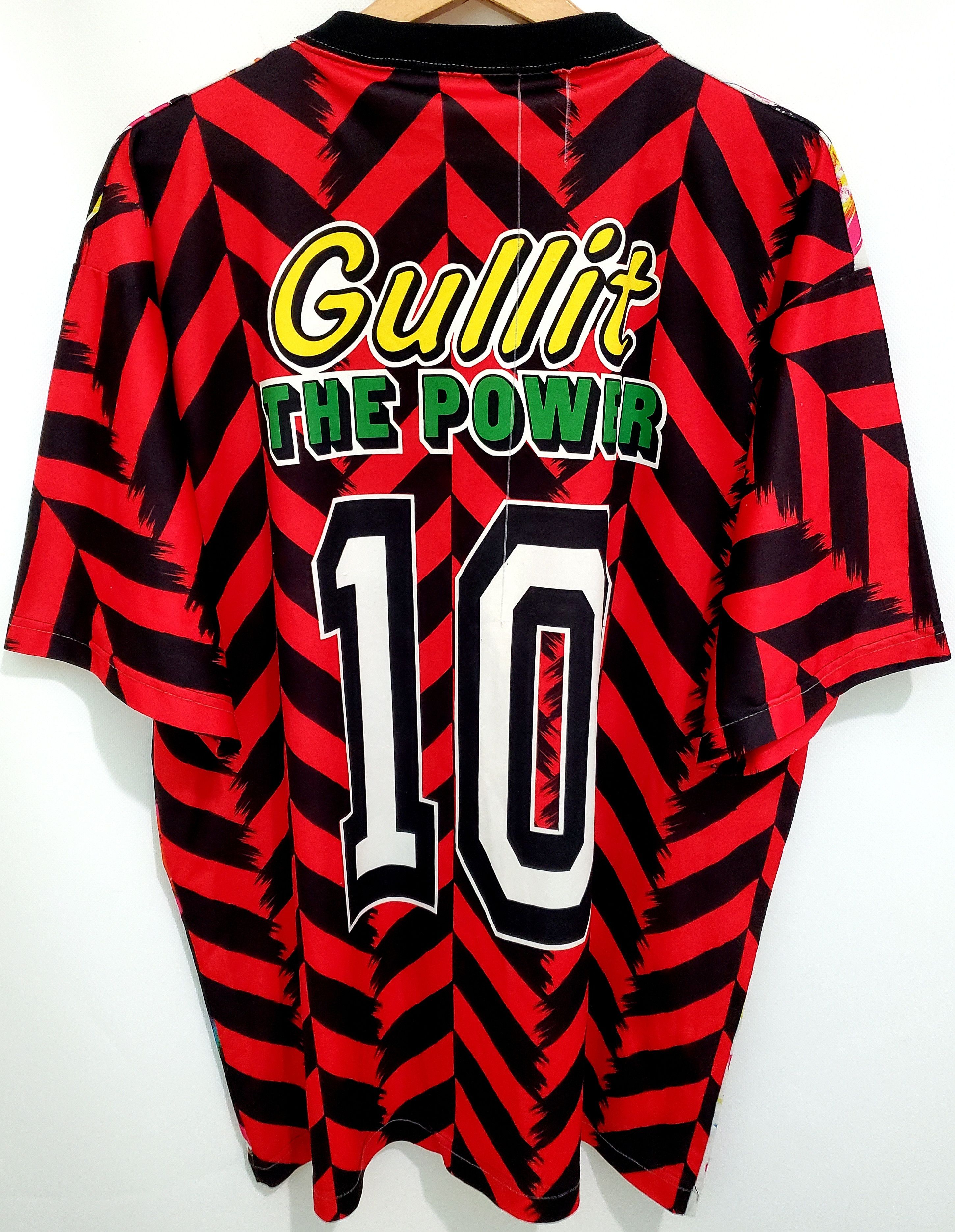 Vintage AC Milan Vintage # 10 Gullit The Power la fantasia del Calci Size US XL / EU 56 / 4 - 3 Thumbnail