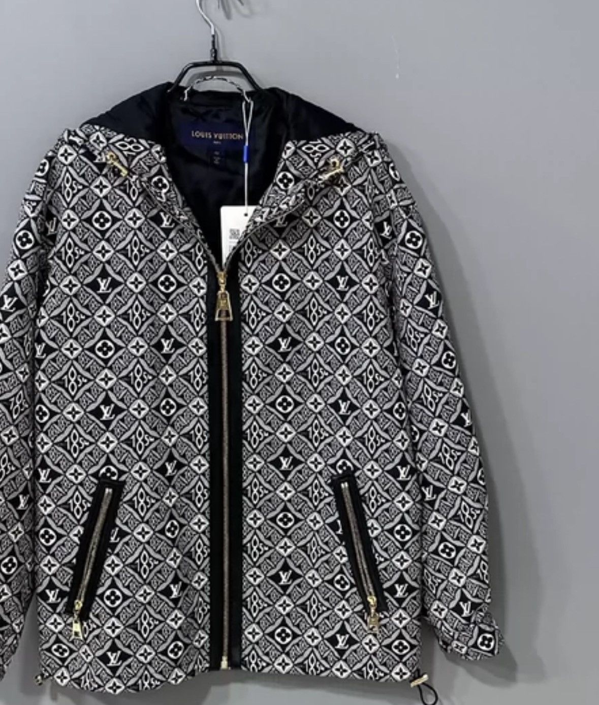 Louis Vuitton LOUIS VUITTON Fully Printed Leather Zipper Jacket Size US S / EU 44-46 / 1 - 3 Thumbnail