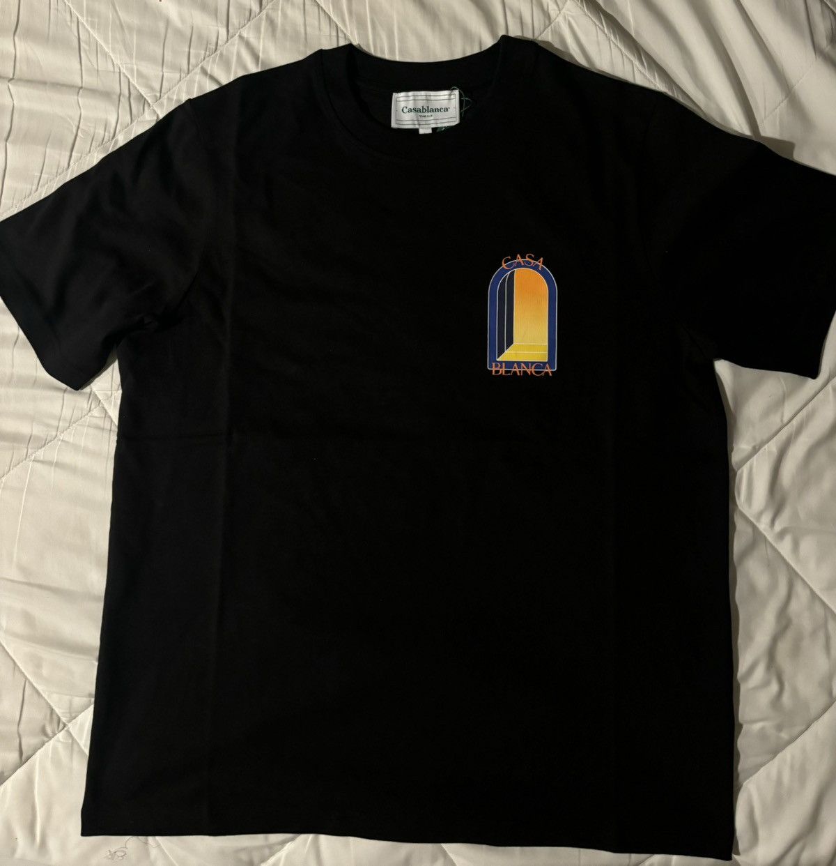 Casablanca Casablanca L’Arche De Nuit T-Shirt Black Size L Brand New/DS Size US L / EU 52-54 / 3 - 1 Thumbnail