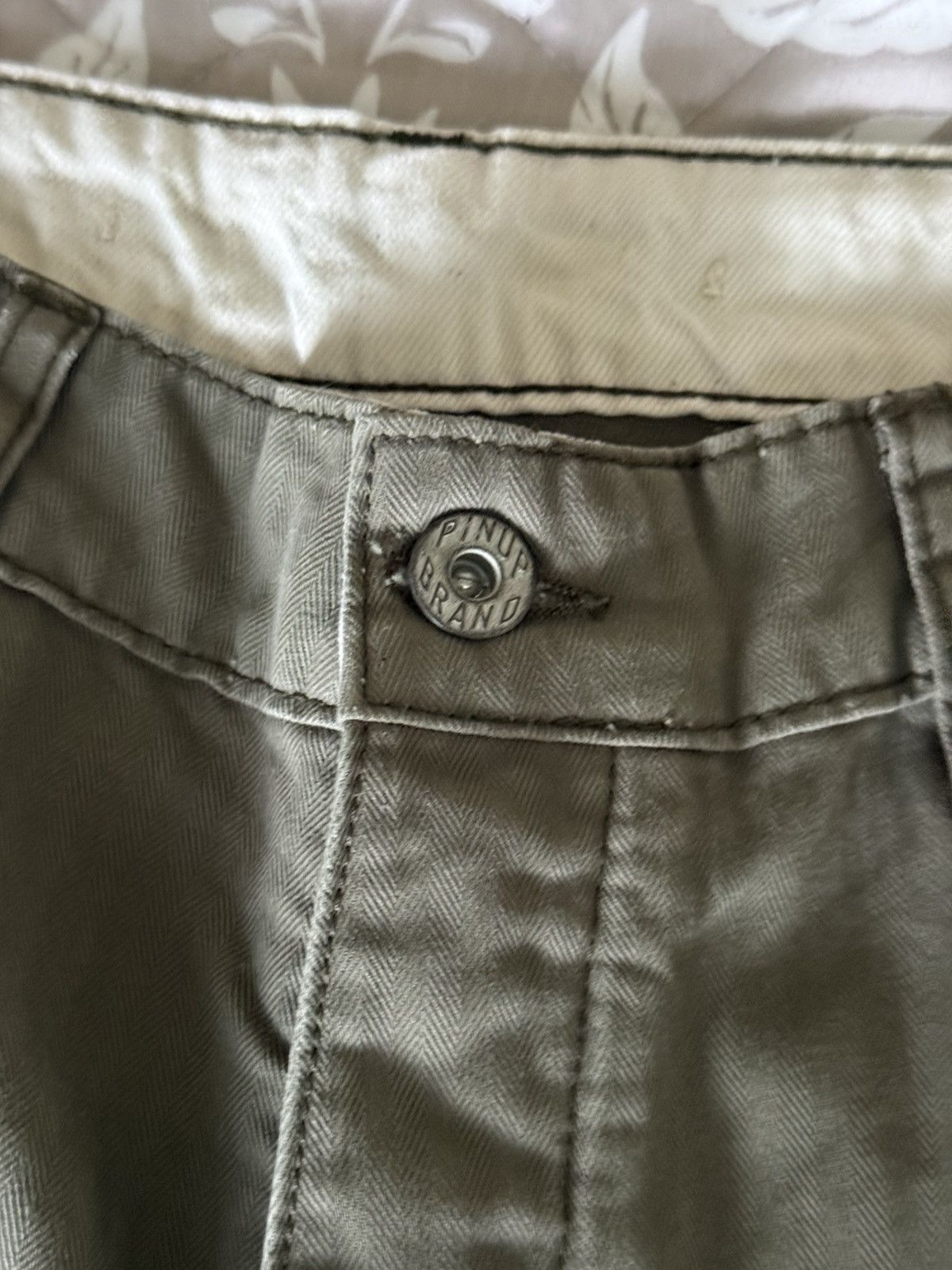 Other PINUP RAGS ABRAM OLIVE HBT PANT Size US 32 / EU 48 - 4 Thumbnail