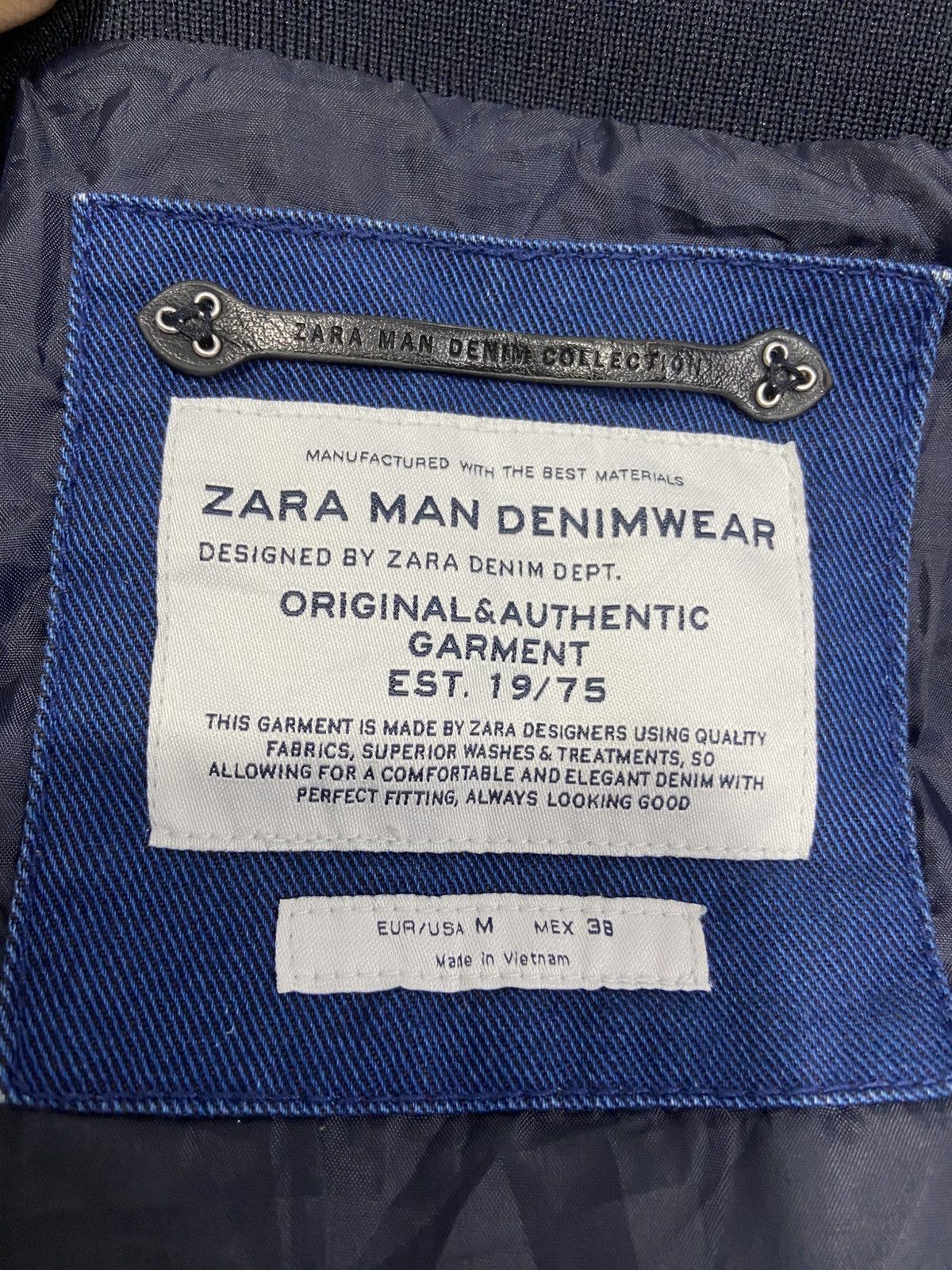 Japanese Brand × Zara Zara man Denimwear jacket Size US M / EU 48-50 / 2 - 7 Thumbnail