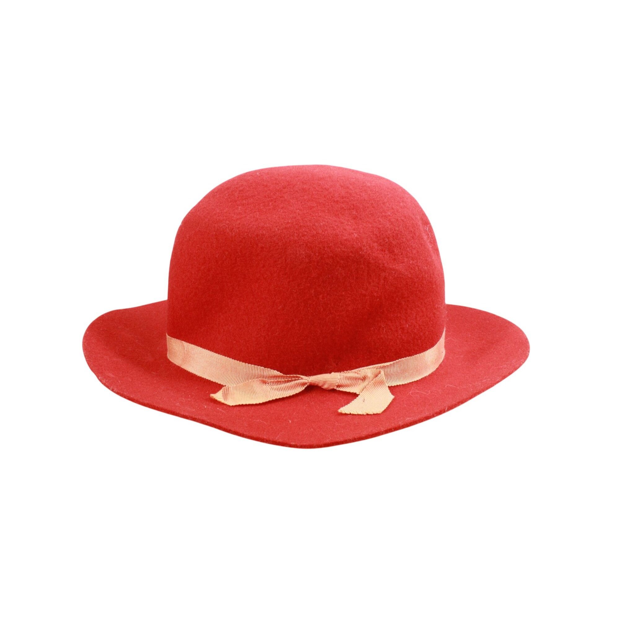 Other Effanem Crusher Scarlet Red Wool Hat Size 6 3/4 Size ONE SIZE - 1 Thumbnail