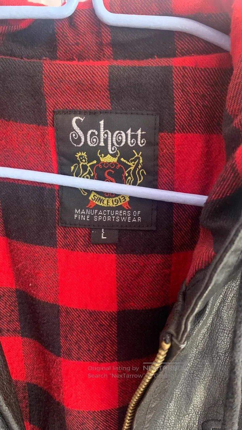 Schott Schott Hooded plant-tanned sheepskin leather coat Size US M / EU 48-50 / 2 - 3 Thumbnail