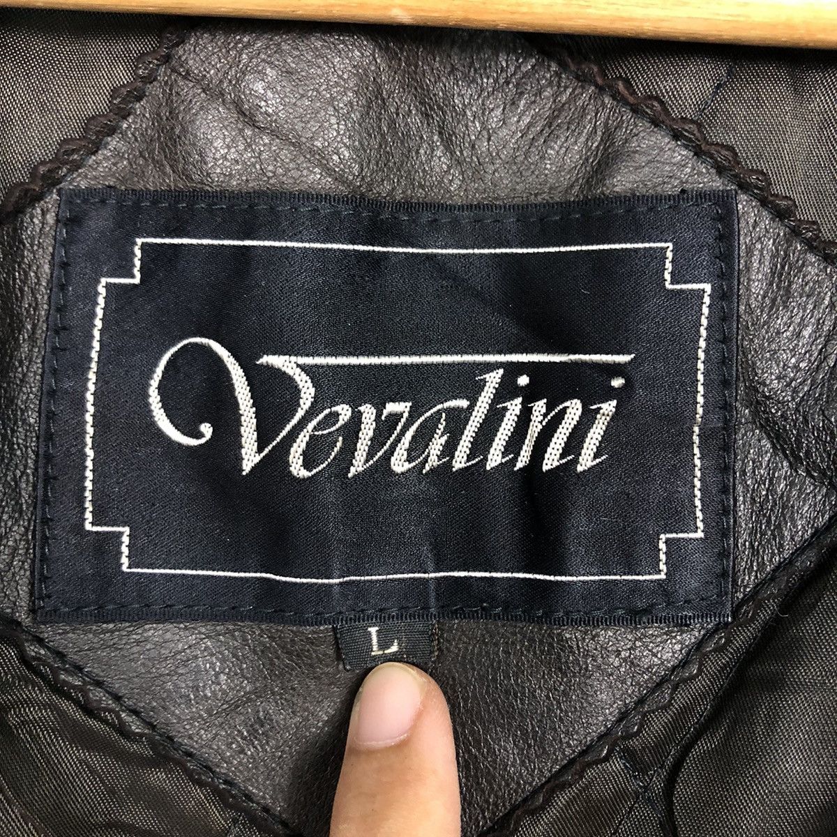 Vintage 📌Vintage Biker Leather Jacket Vivalini Aero Leather Design Size US L / EU 52-54 / 3 - 20 Thumbnail
