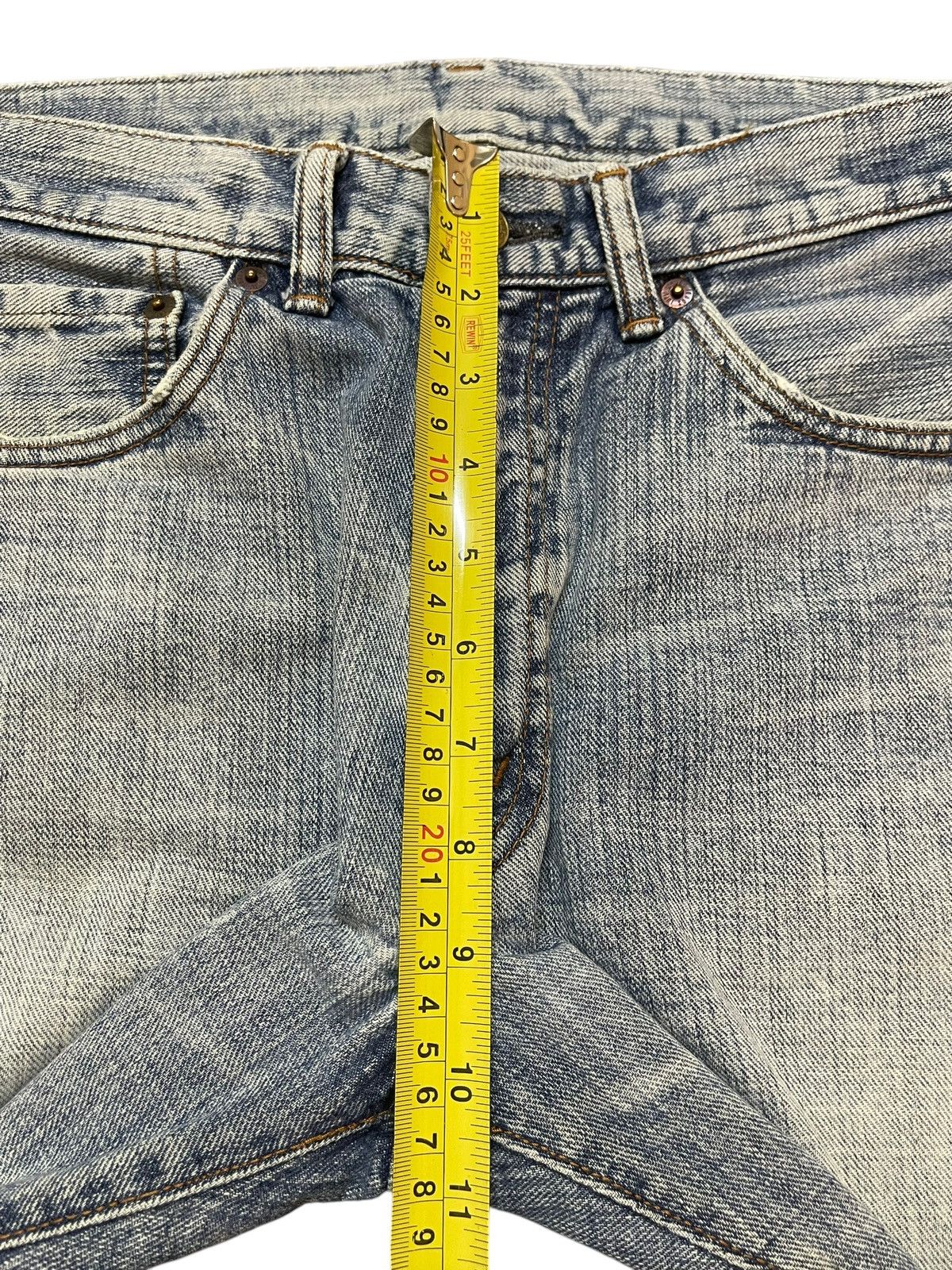 JNCO Vintage Y2K Japanese Brand Blue Faded Wash Wide Leg Baggy Size US 30 / EU 46 - 15 Thumbnail