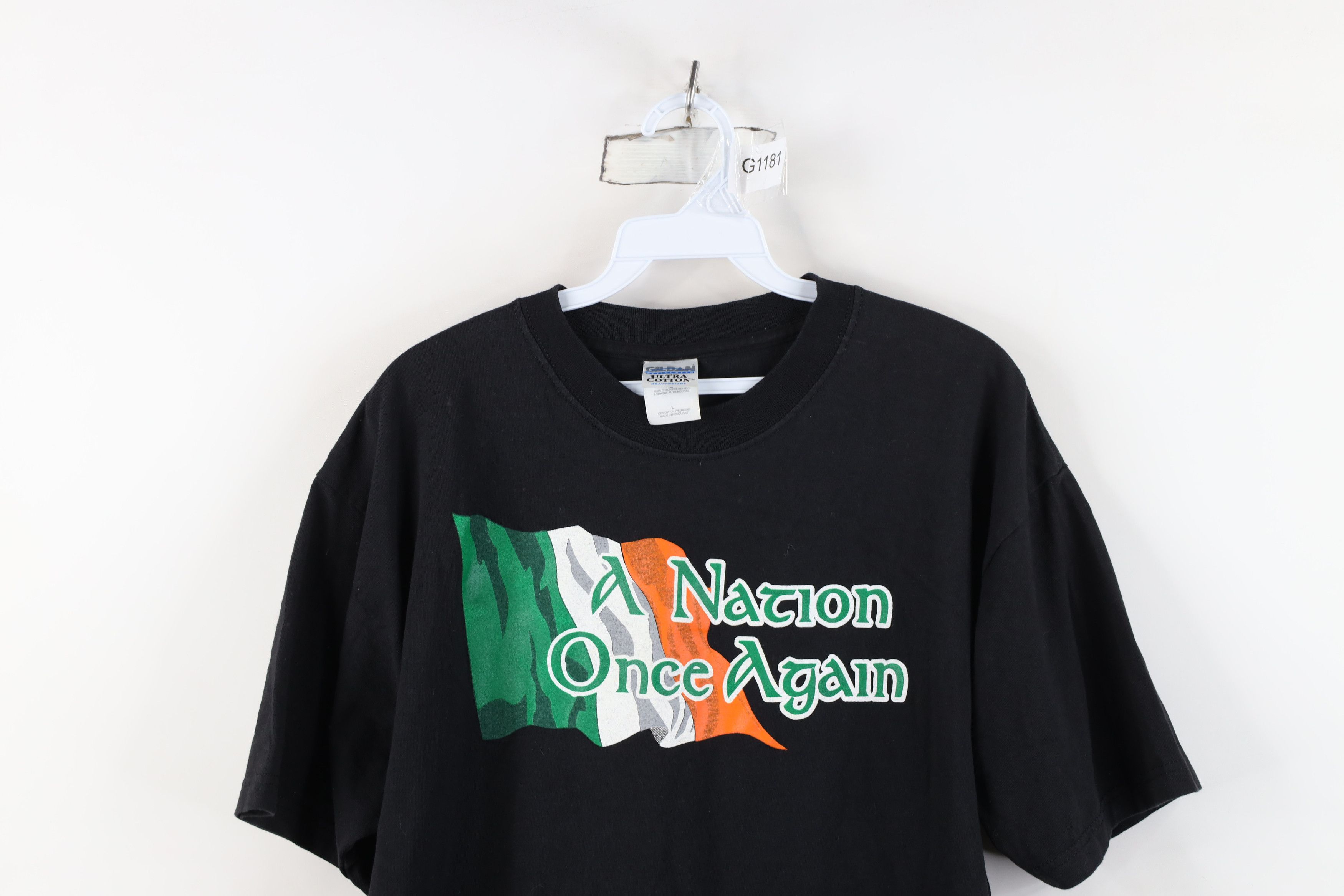 Vintage Vintage The Dubliners A Nation Once Again Band T-Shirt Black Size US L / EU 52-54 / 3 - 2 Thumbnail