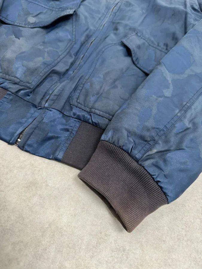Marc Jacobs Marc Jacobs Navy Camo Cozy Bomber Jacket Size US L / EU 52-54 / 3 - 6 Thumbnail