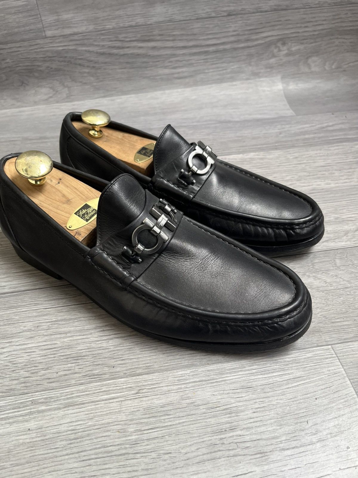 Salvatore Ferragamo Salvatore ferragamo Gaccini horsebit loafers Size US 8.5 / EU 41-42 - 7 Thumbnail