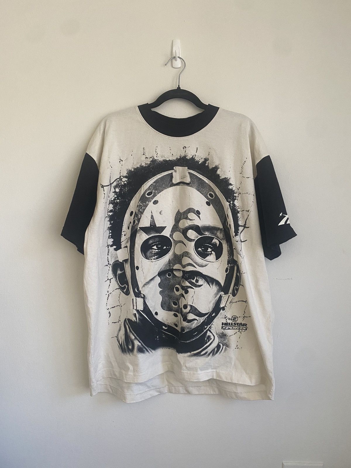 HELLSTAR Hellstar 777 Path 2 Paradise Ski Mask Tee | Grailed