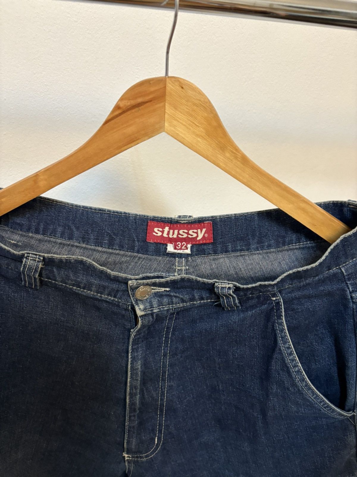 Other Vintage Stussy Short denim pant Size US 32 / EU 48 - 4 Thumbnail