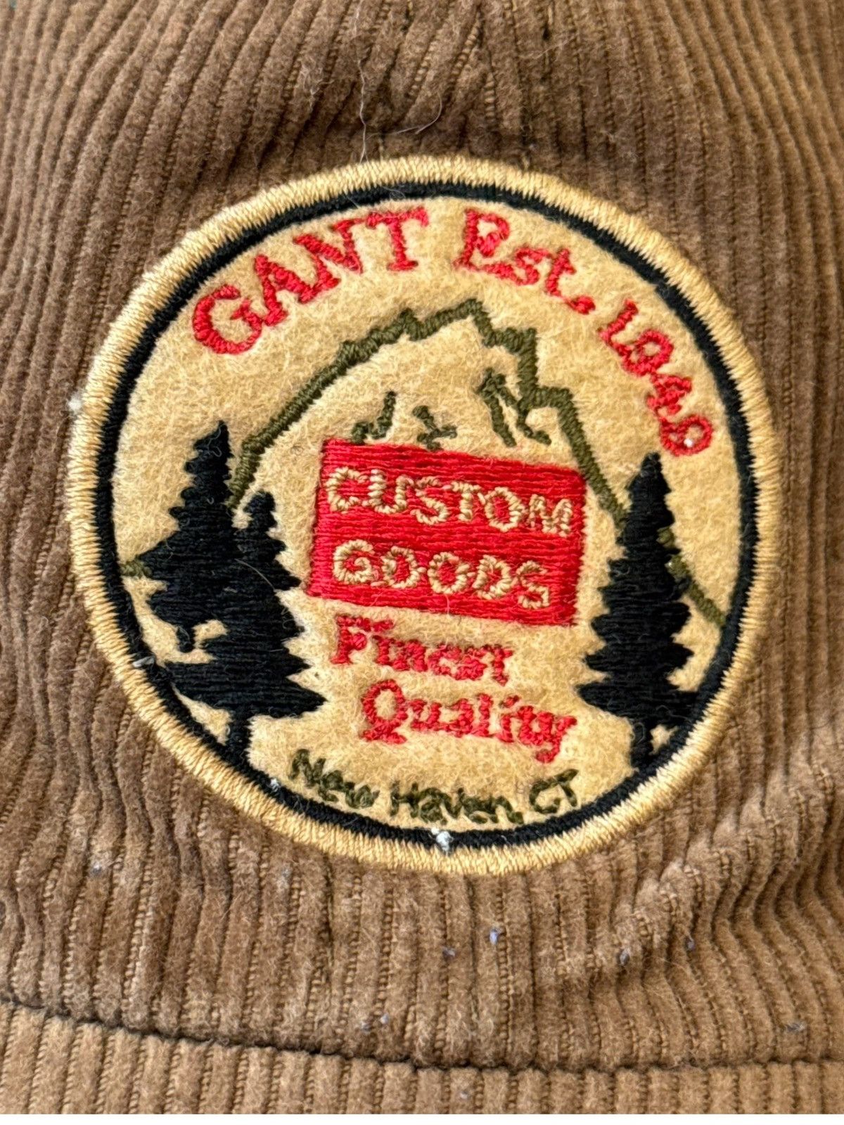 Gant Gant Teddy Lined Corduroy Truck Baseball Hat Cap Size ONE SIZE - 4 Thumbnail